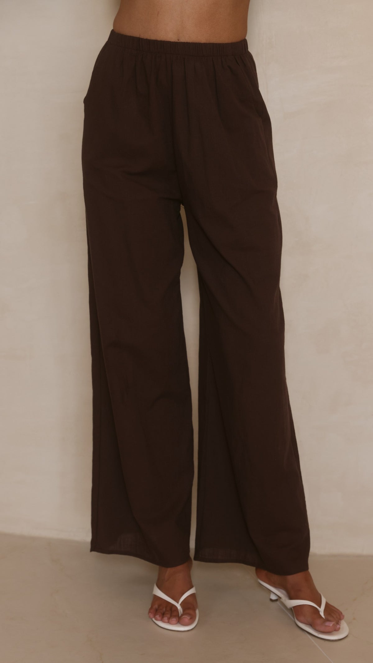 Luna Top and Pants Set - Chocolate - Billy J