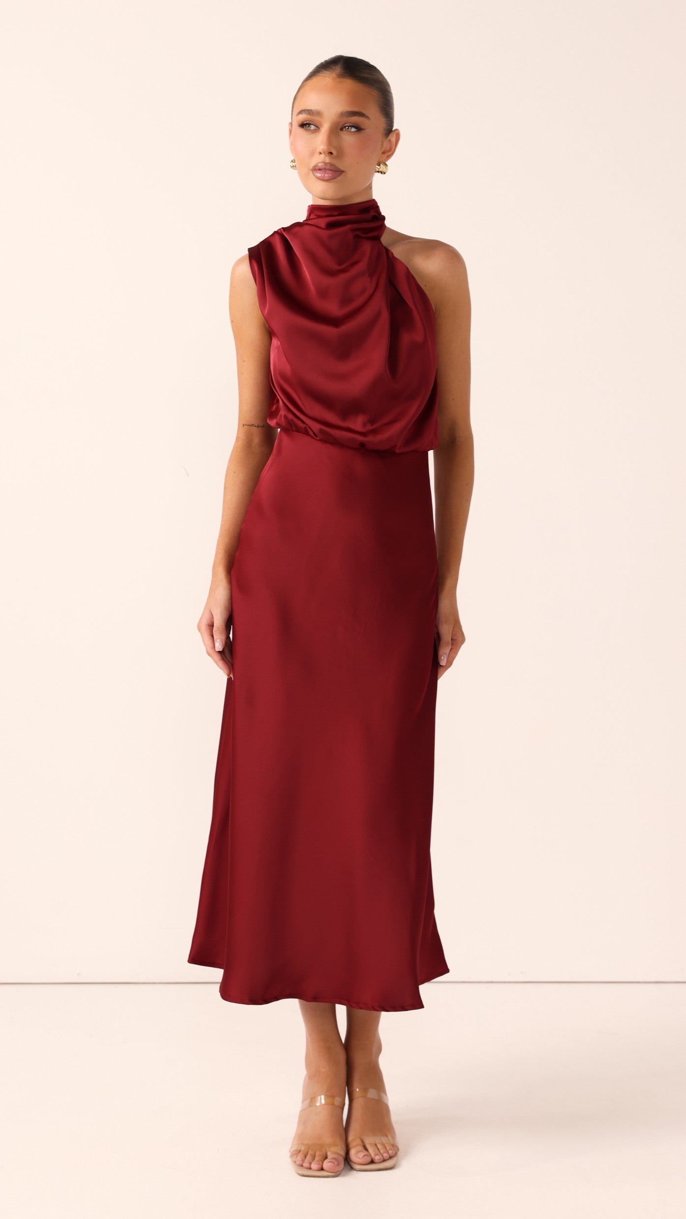 Esther Maxi Dress - Wine - Billy J