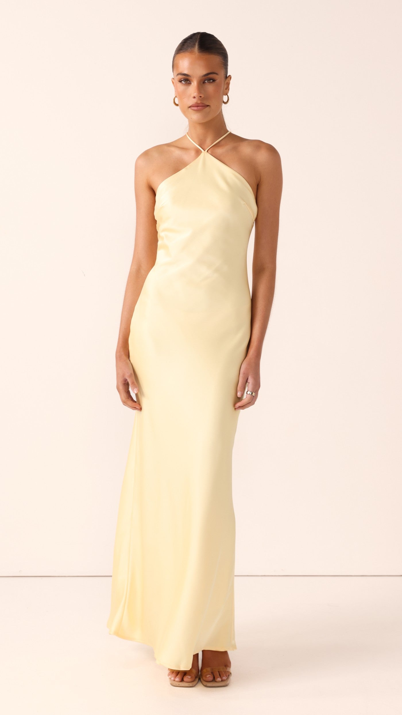 Chiara Maxi Dress - Lemon - Billy J