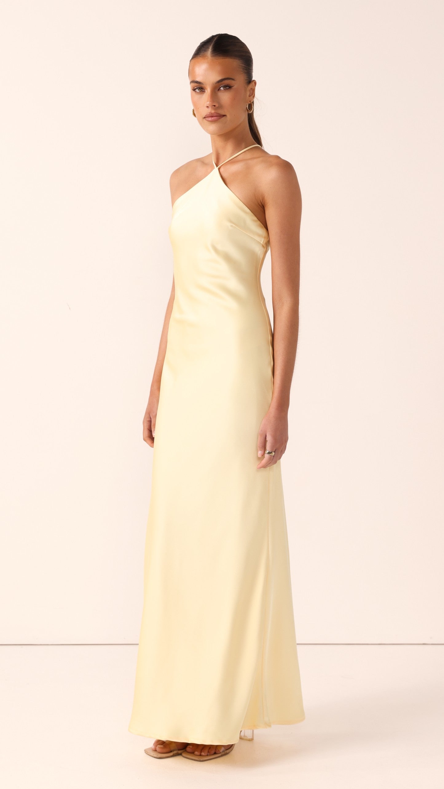 Chiara Maxi Dress - Lemon - Billy J