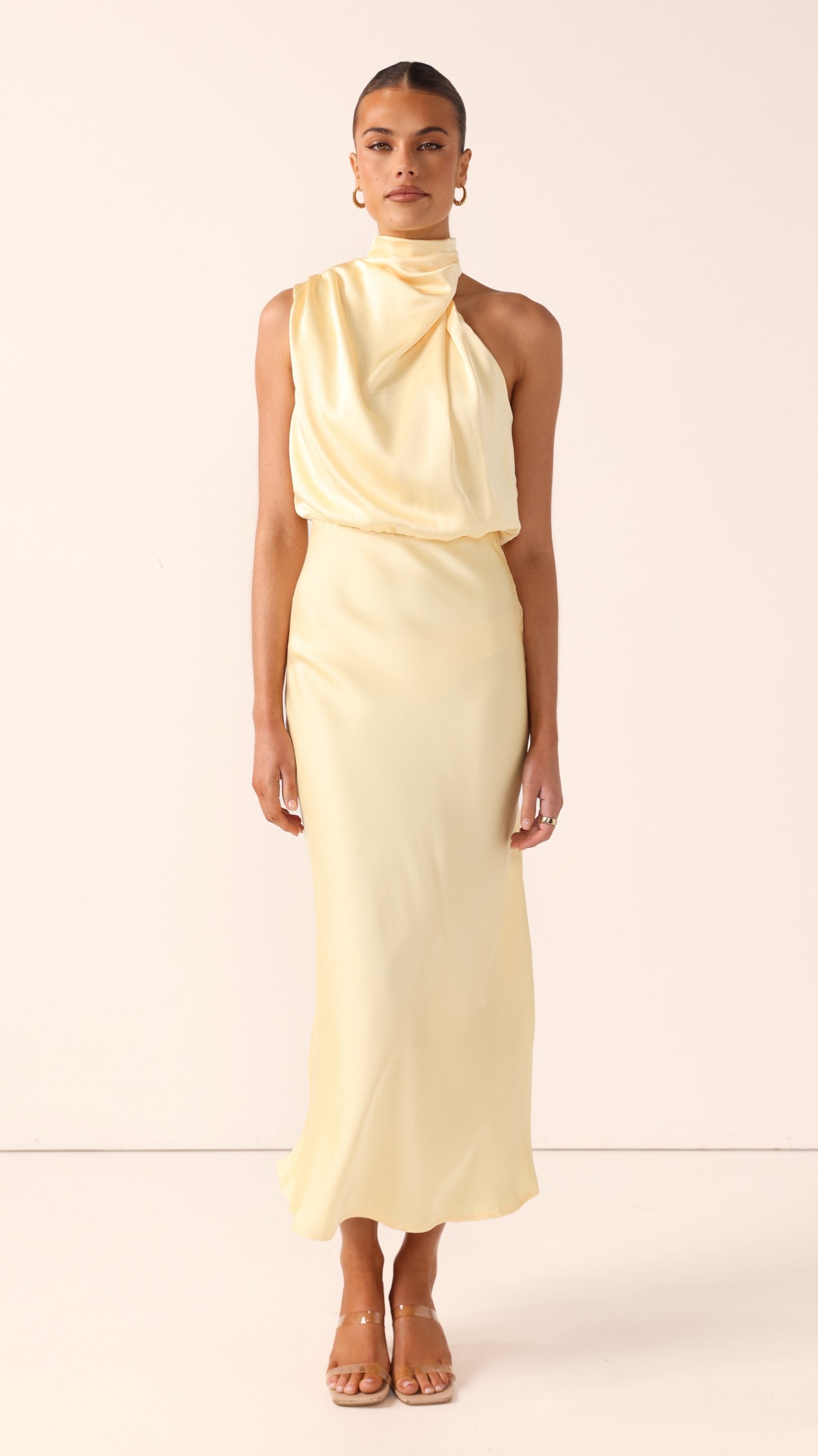 Esther Maxi Dress - Lemon - Billy J