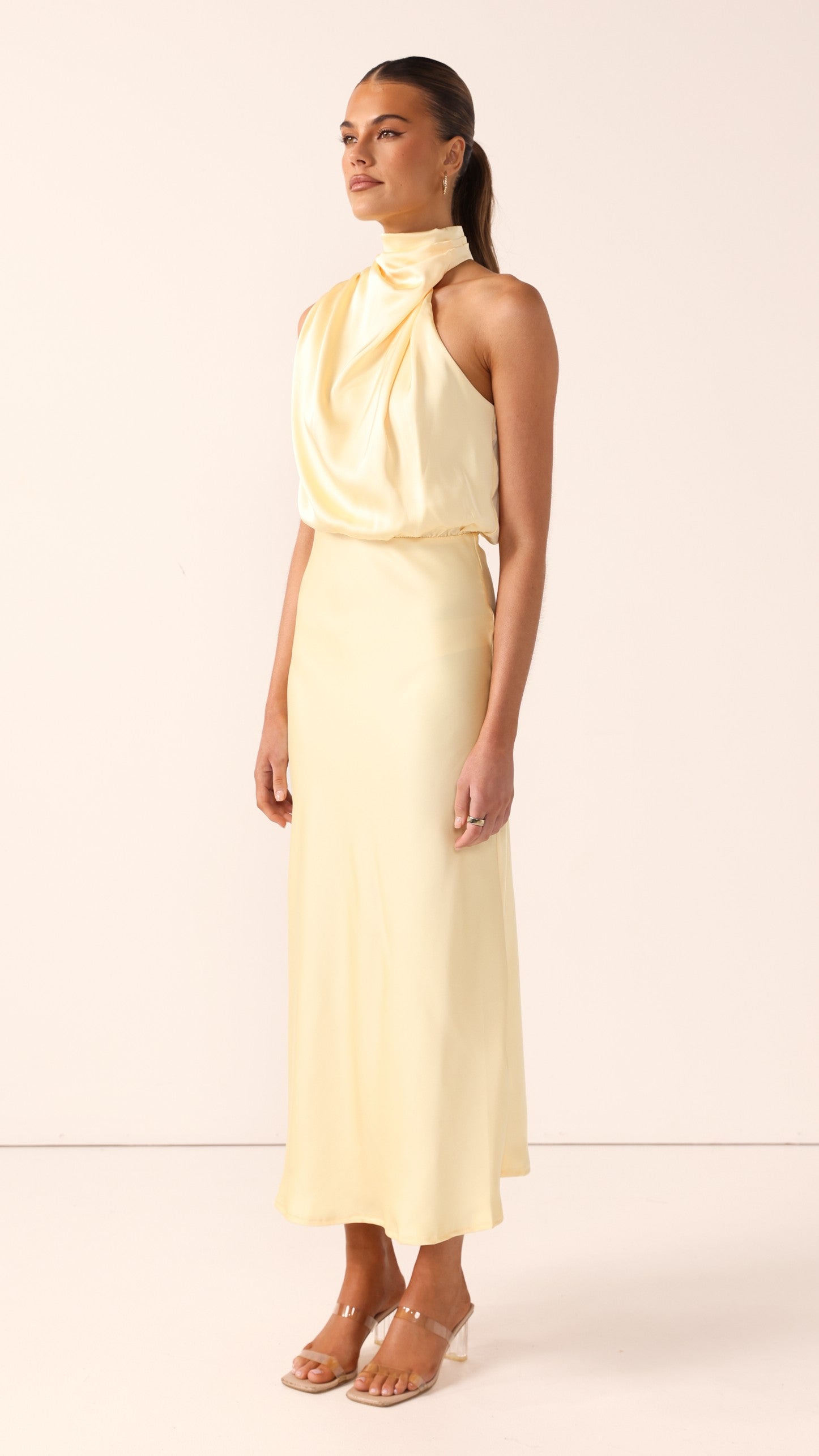 Esther Maxi Dress - Lemon - Billy J