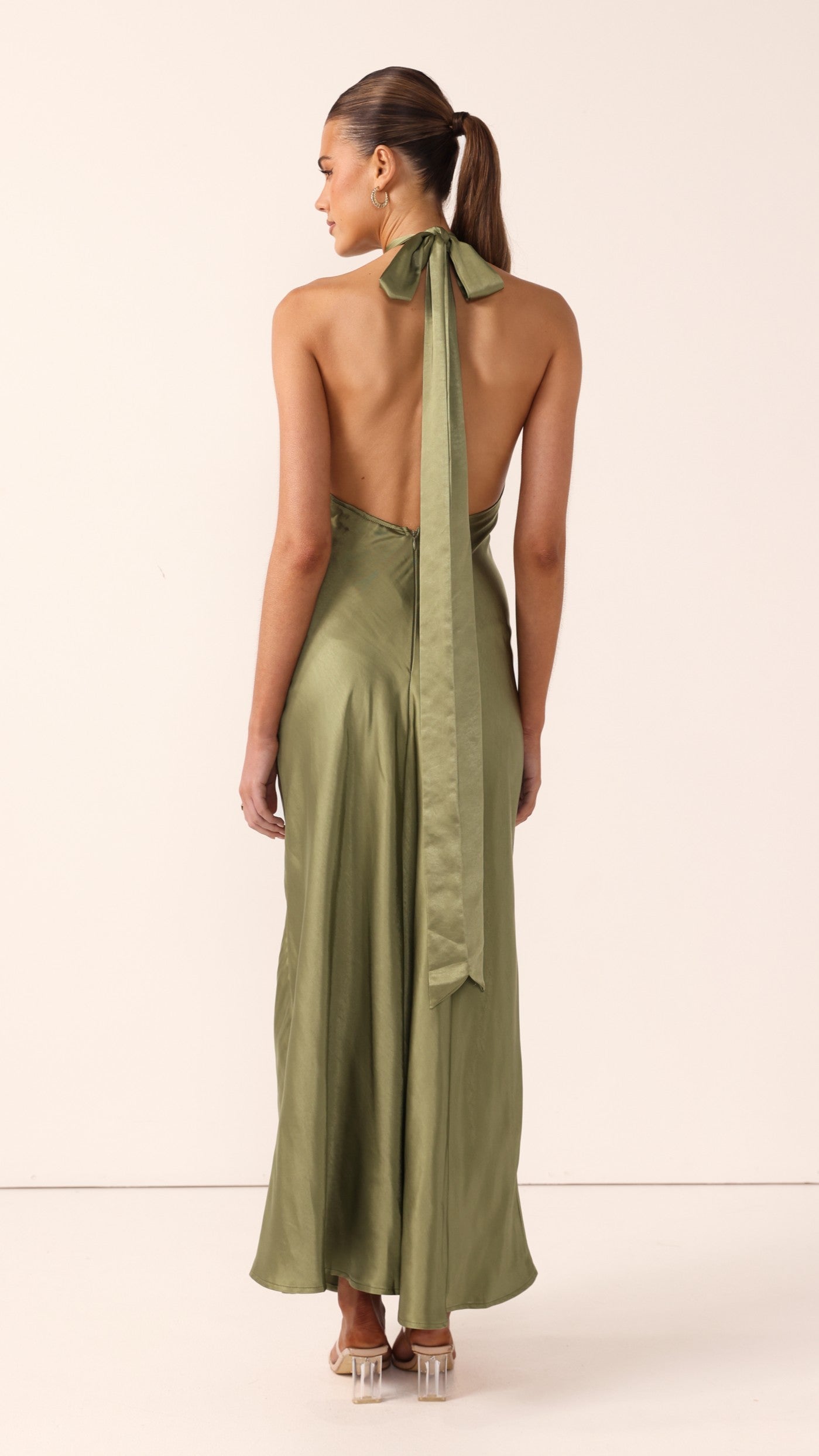 Amalia Maxi Dress - Olive - Billy J