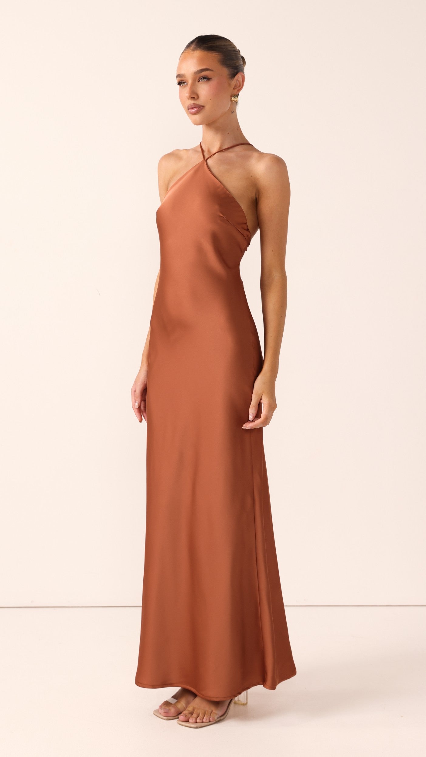 Chiara Maxi Dress - Copper - Billy J