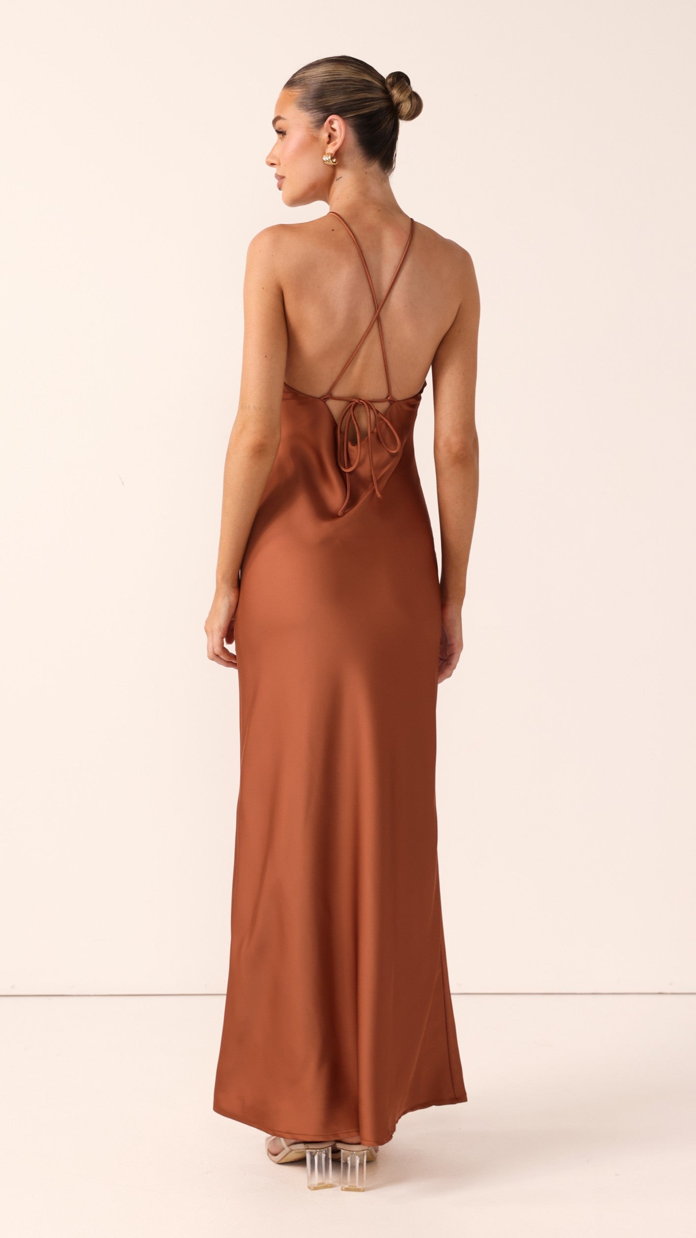 Chiara Maxi Dress - Copper - Billy J