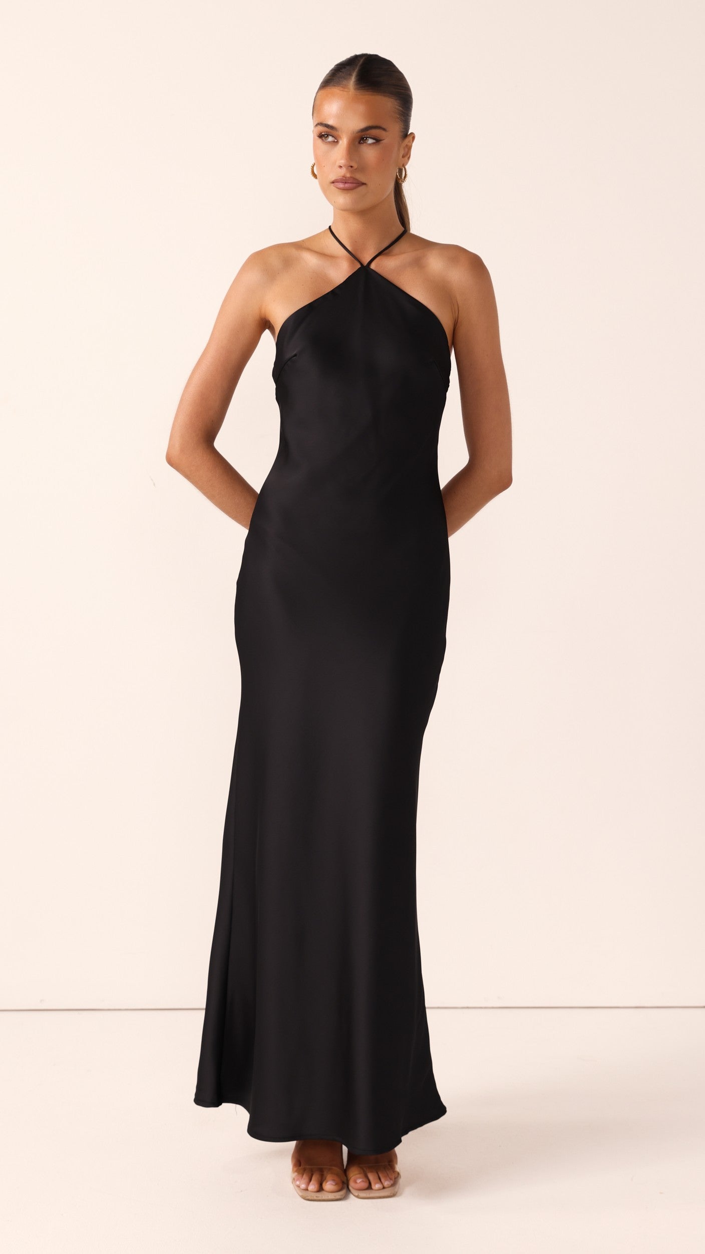Chiara Maxi Dress - Black - Billy J