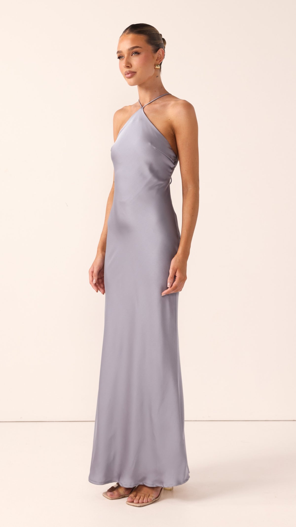 Chiara Maxi Dress - Steel Blue - Billy J