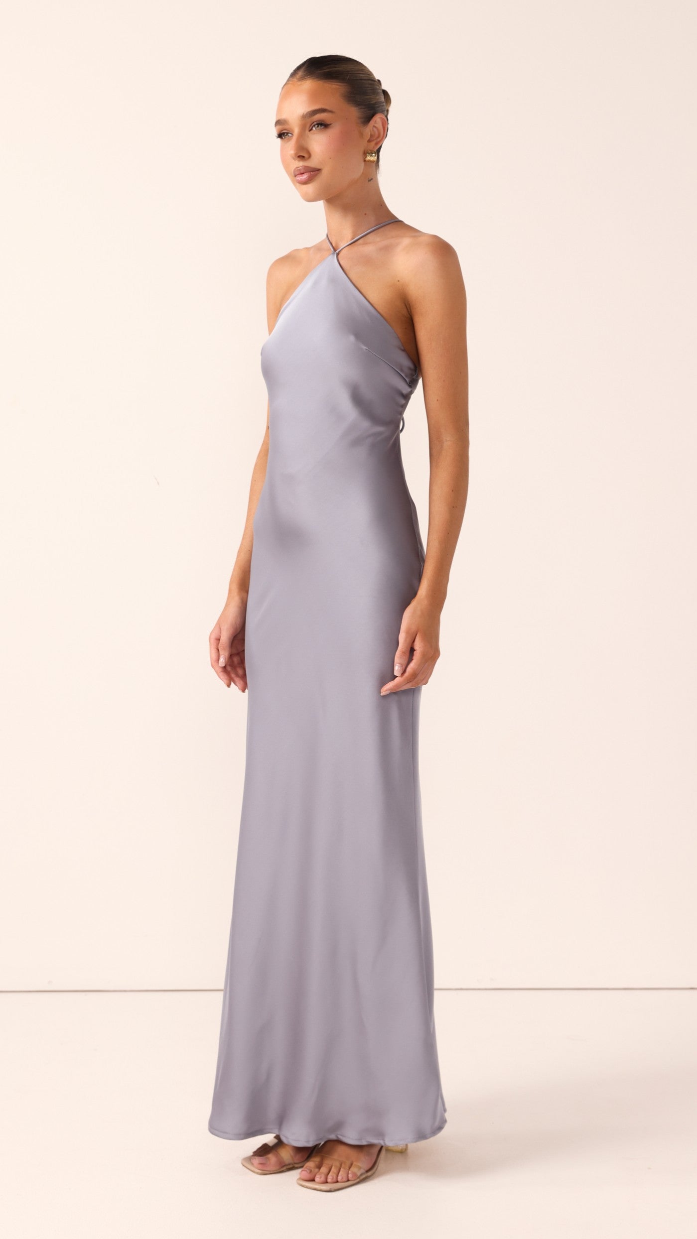 Chiara Maxi Dress - Steel Blue - Billy J