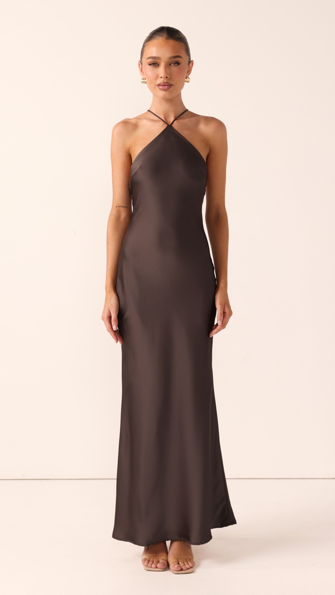 Chiara Maxi Dress - Espresso - Buy Women's Dresses - Billy J