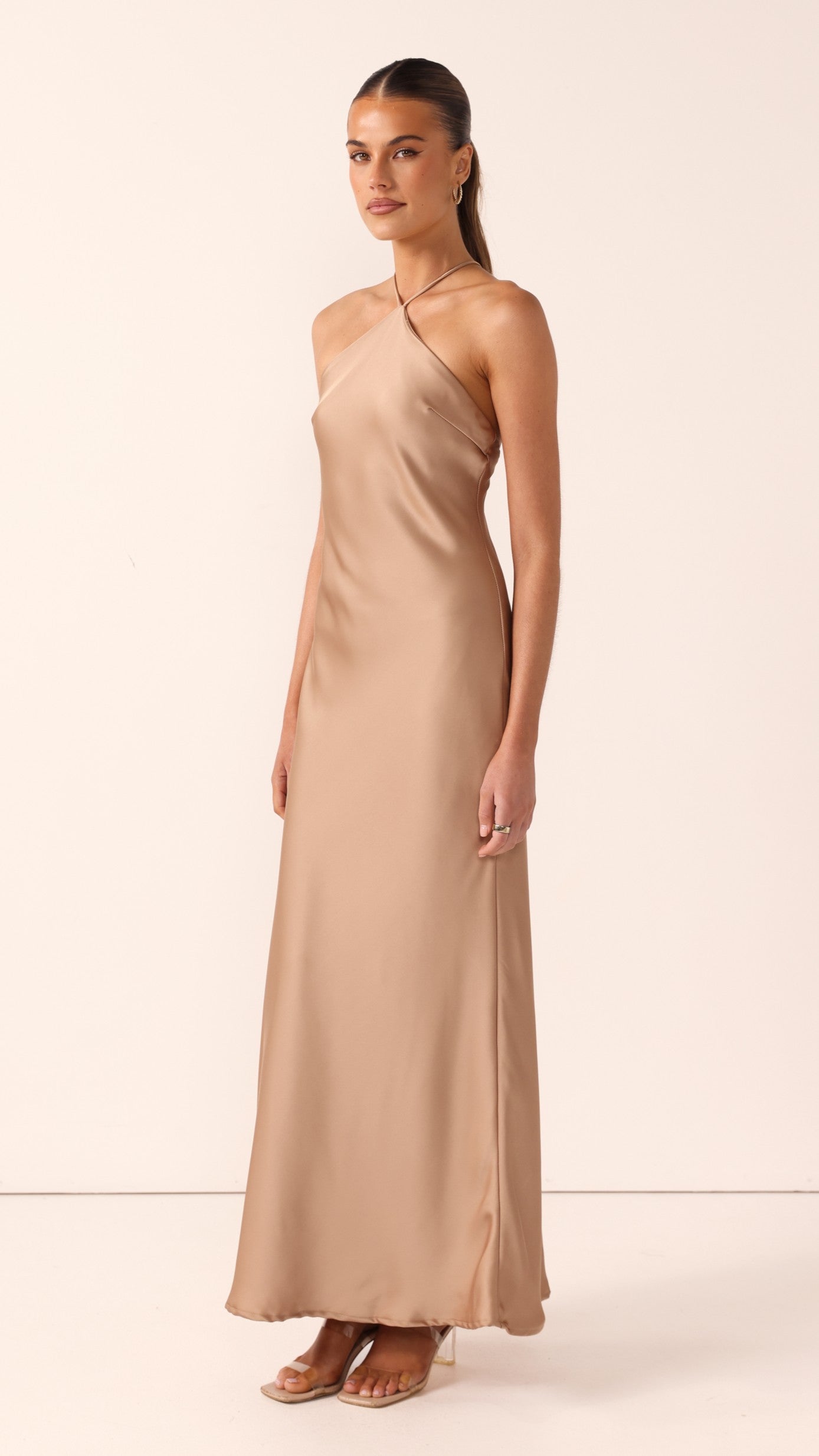 Chiara Maxi Dress - Latte - Billy J