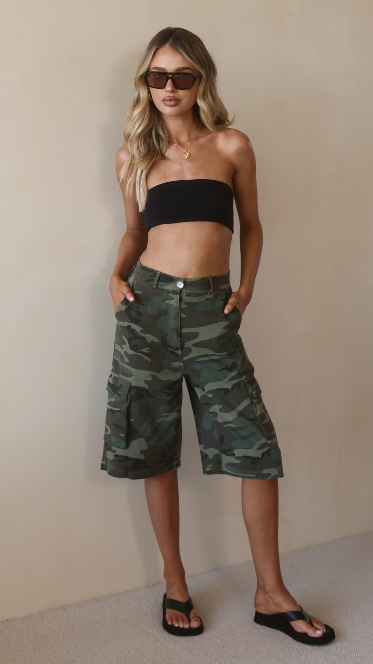 Parker Cargo Short - Dark Camo - Billy J