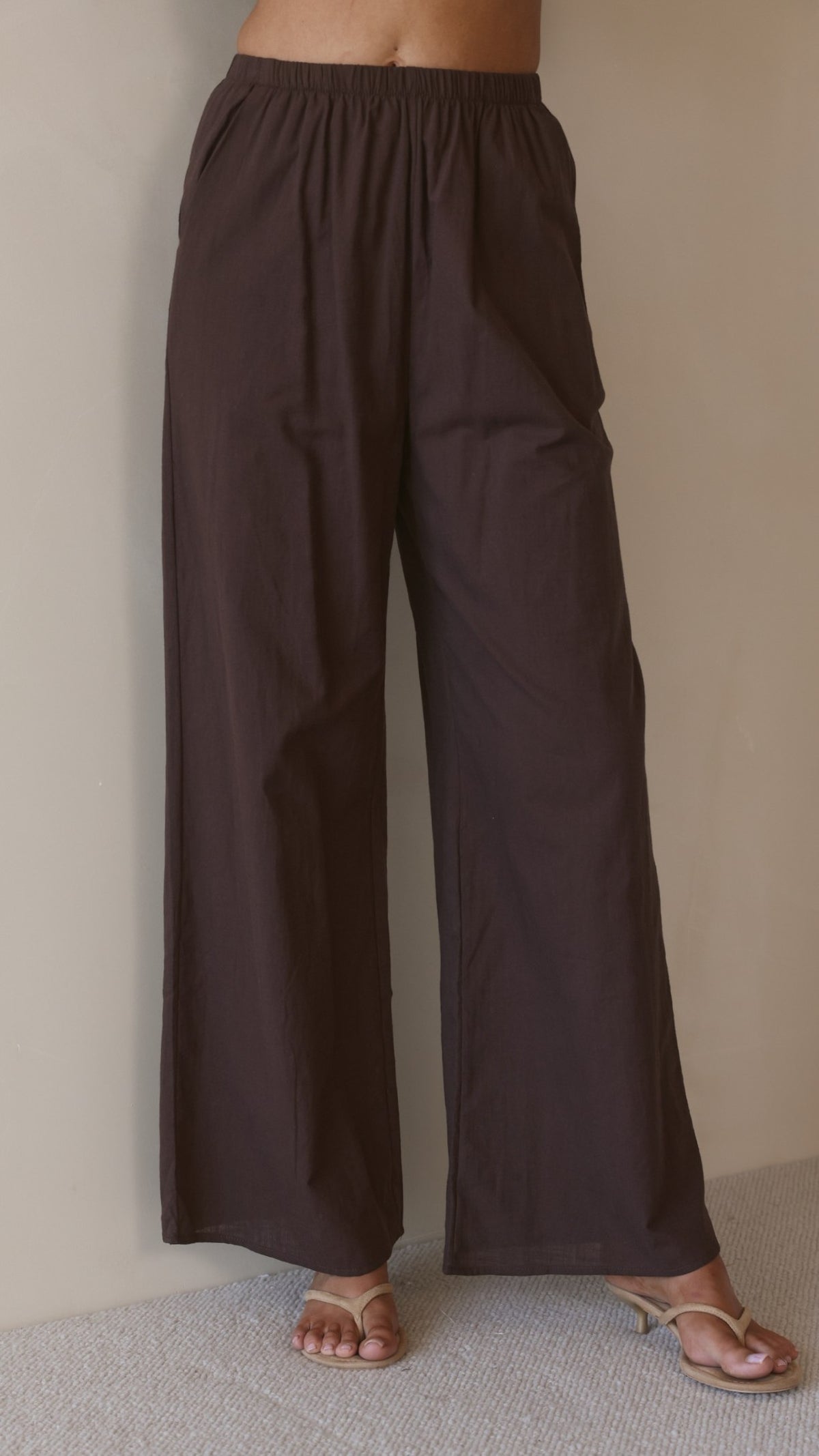 Rubi Top and Pants Set - Chocolate - Billy J