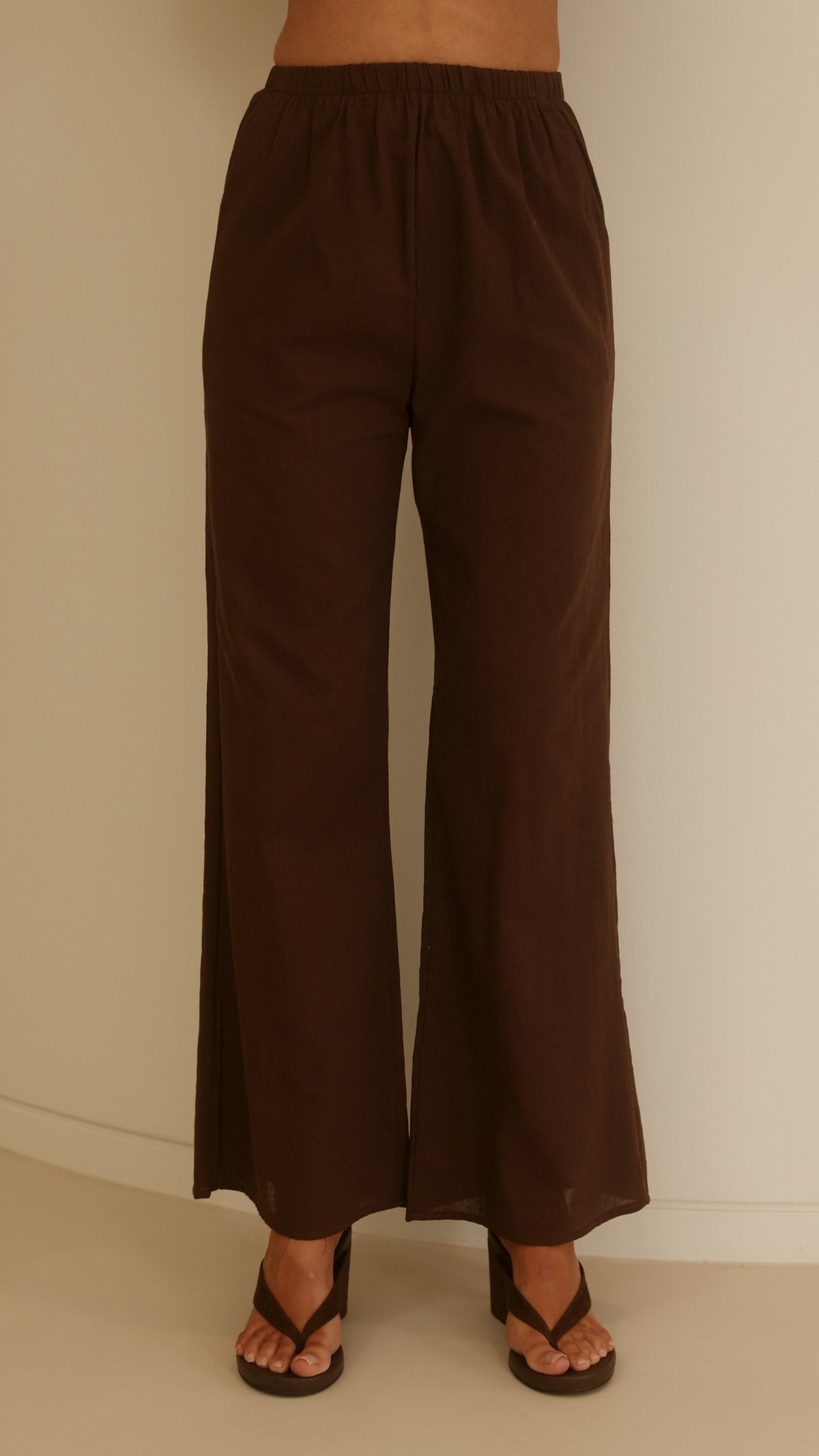 Lucy Top and Pants Set - Chocolate