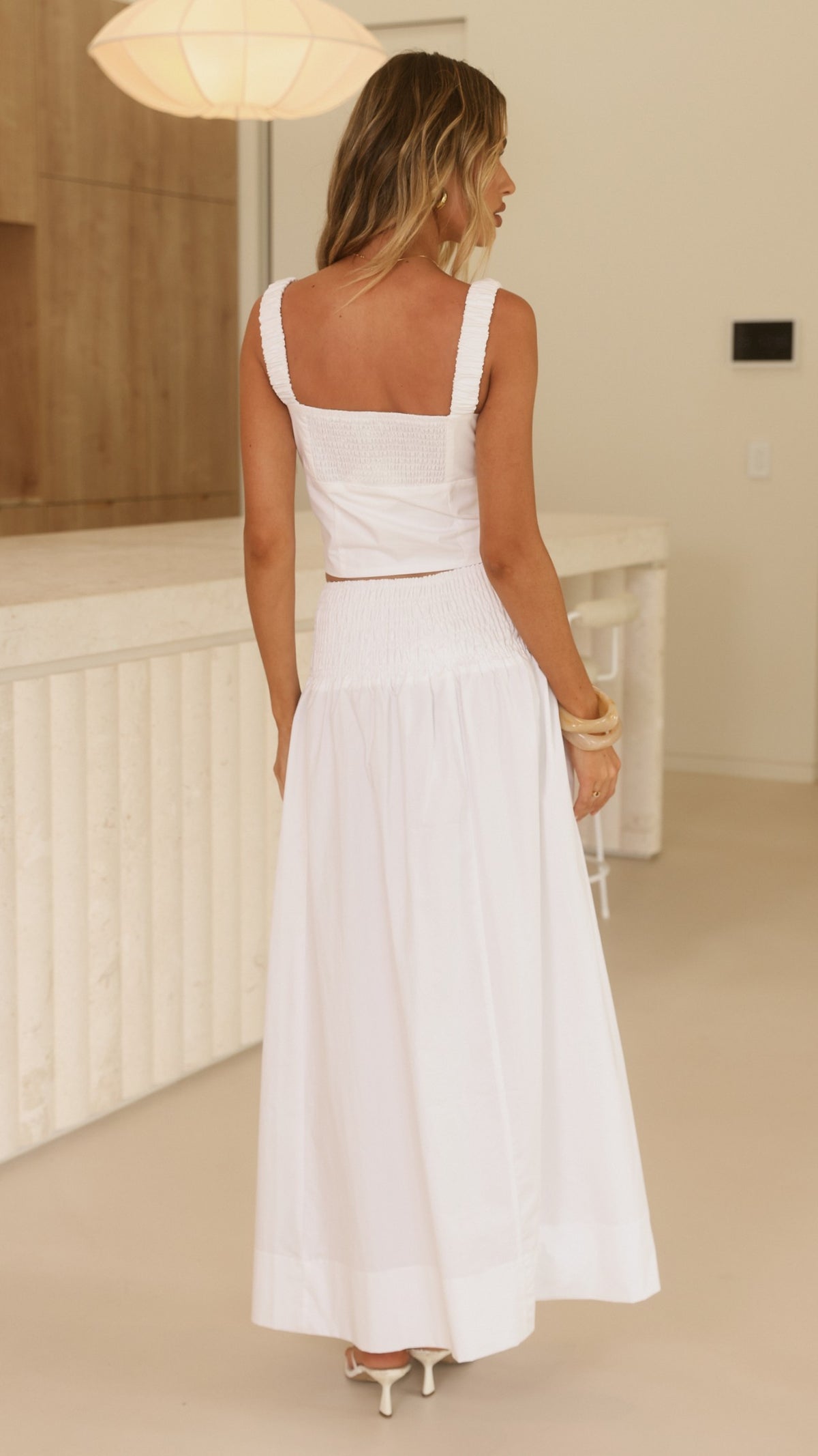 Lakeisha Crop Top - White - Billy J