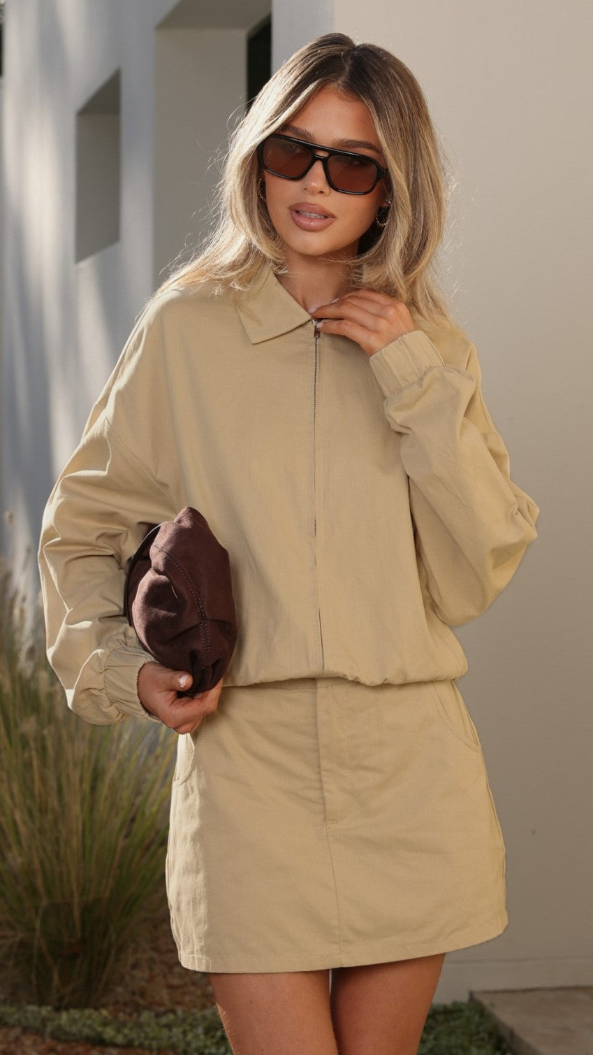 Grace Skort - Beige - Billy J