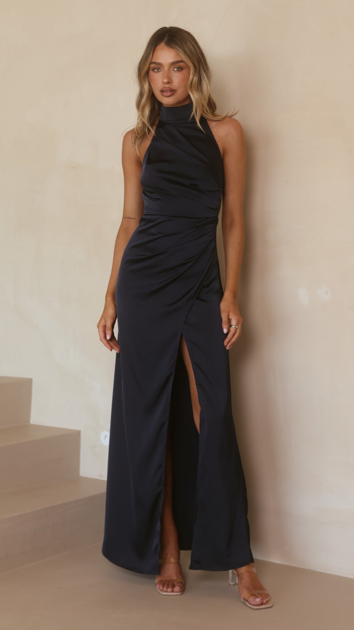 Cara Maxi Dress - Navy - Billy J