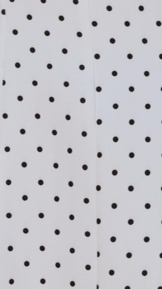 Lula Mini Dress - White/Black Polka - Billy J