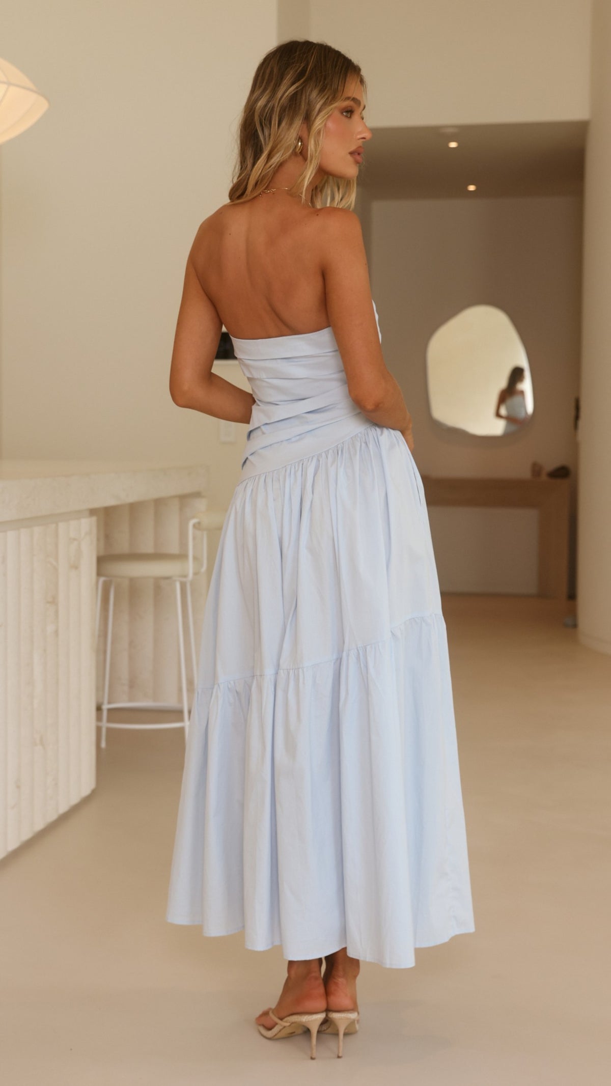 Nia Maxi Dress - Blue - Billy J