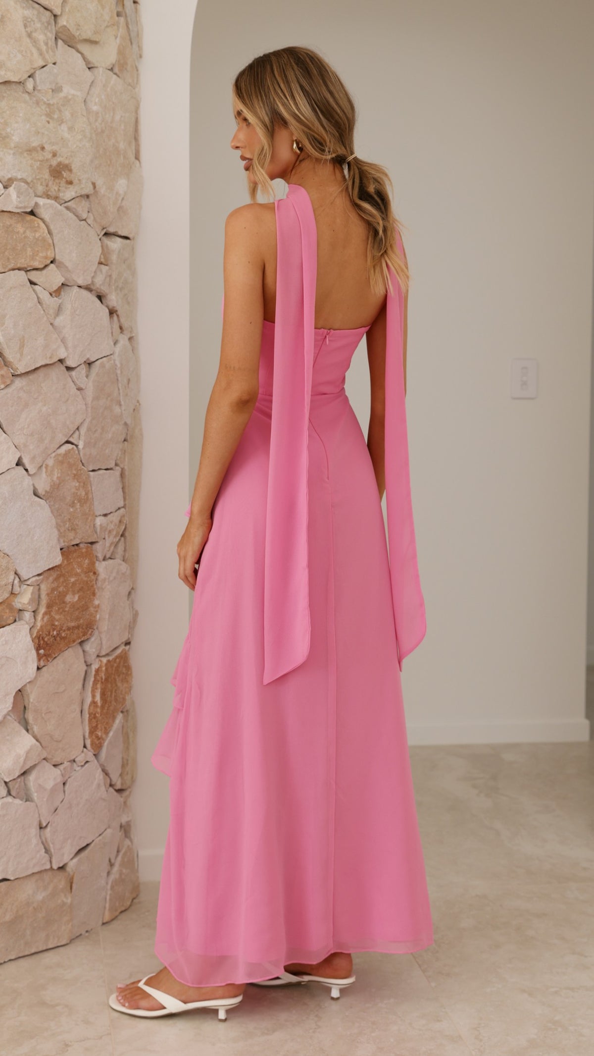 Flora Maxi Dress - Pink - Billy J