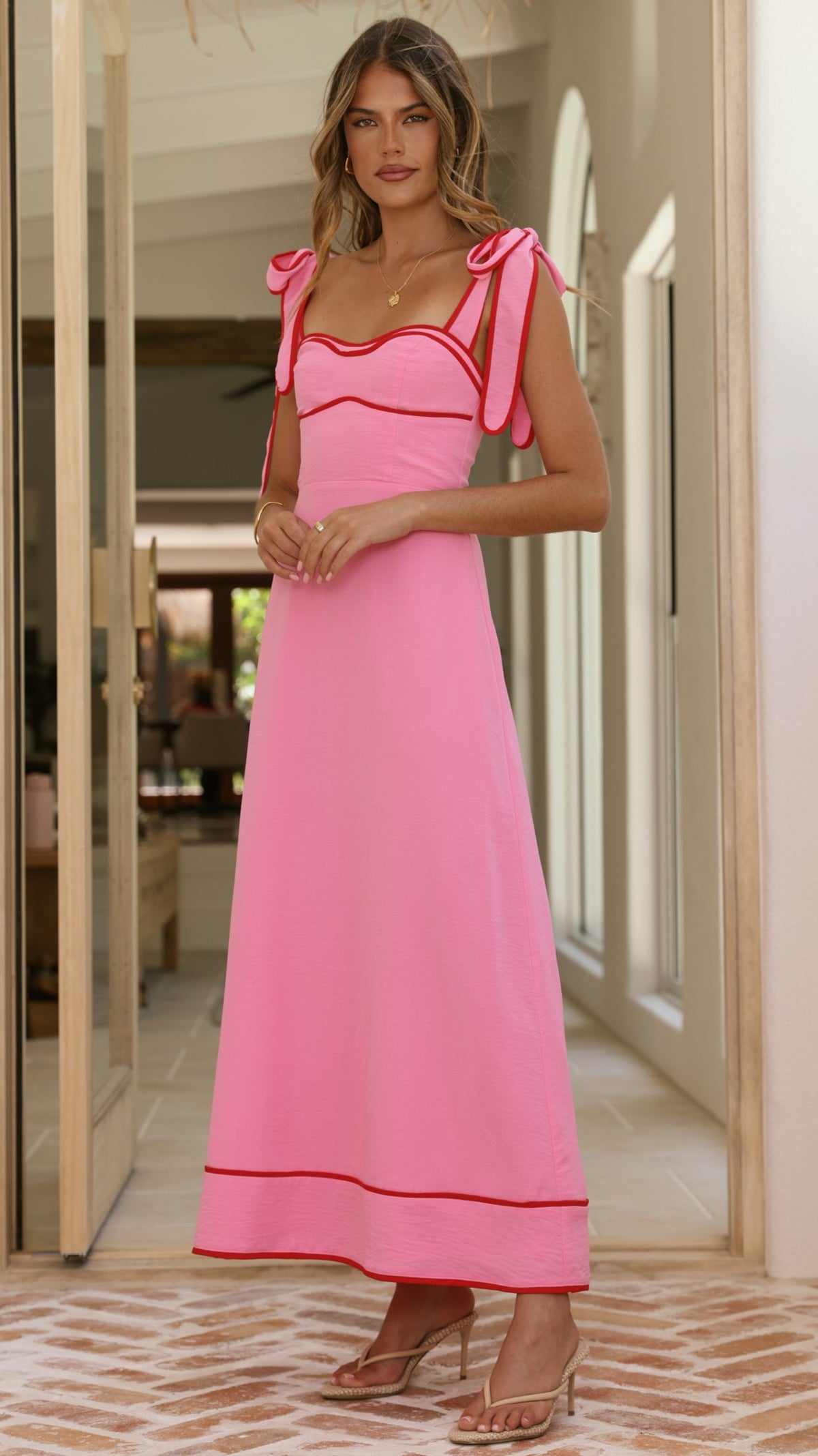 Beverly Maxi Dress - Pink - Billy J