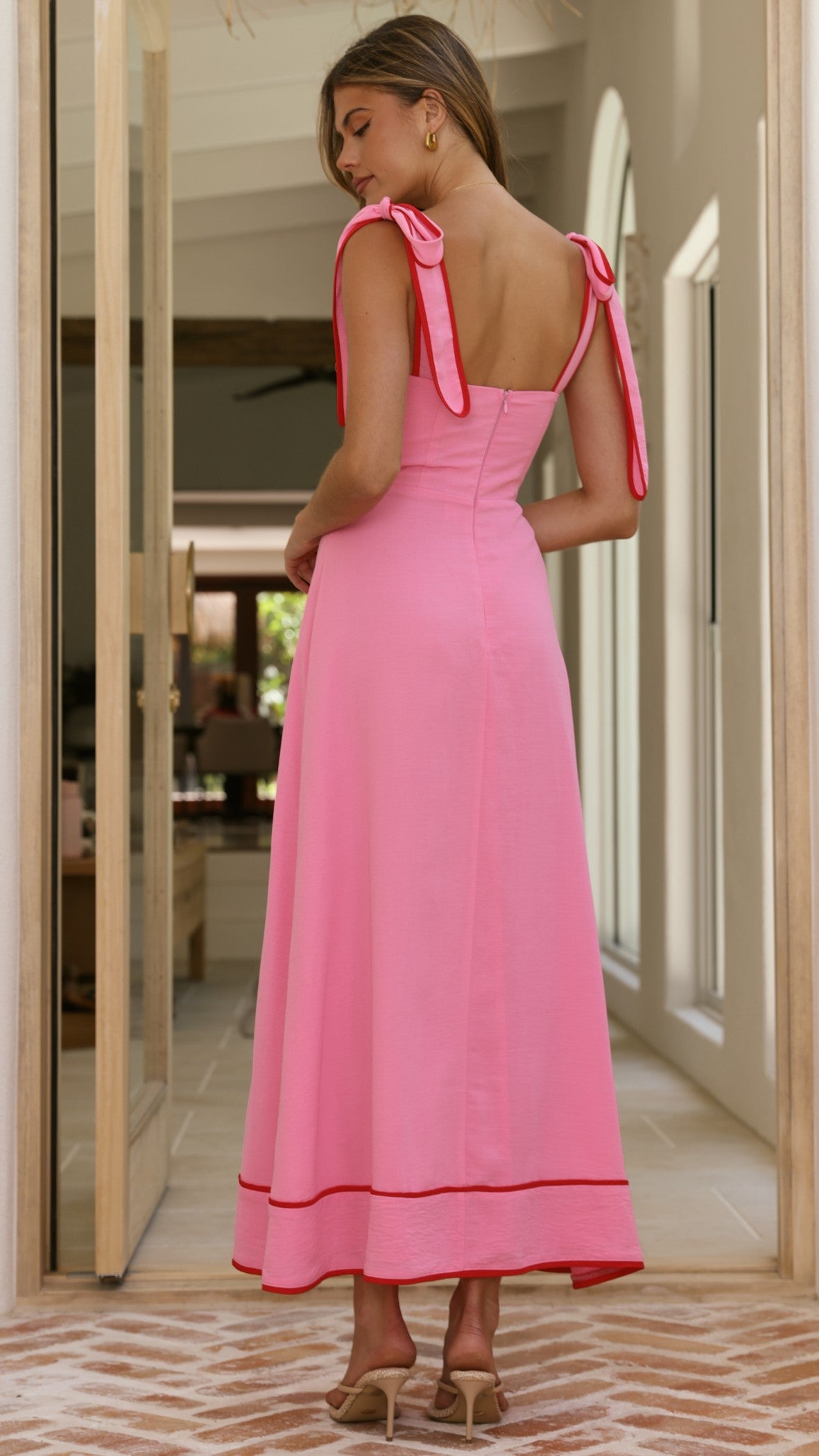 Beverly Maxi Dress - Pink - Billy J