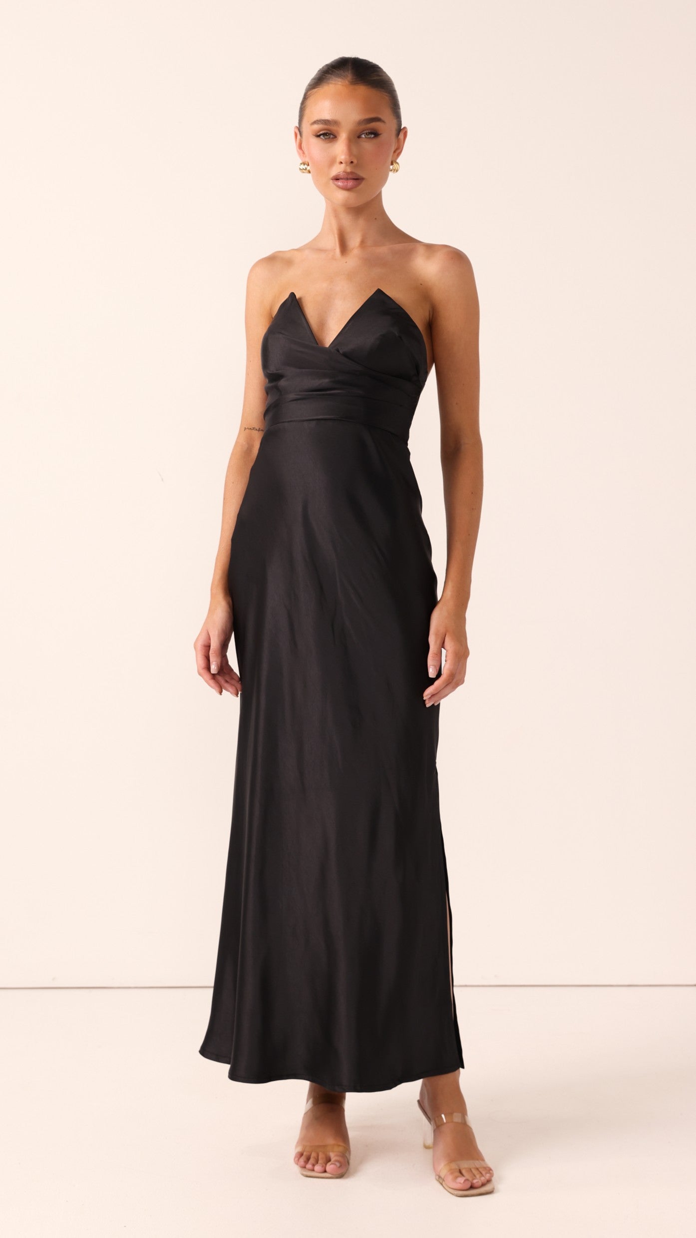 Valerie Maxi Dress - Black - Billy J
