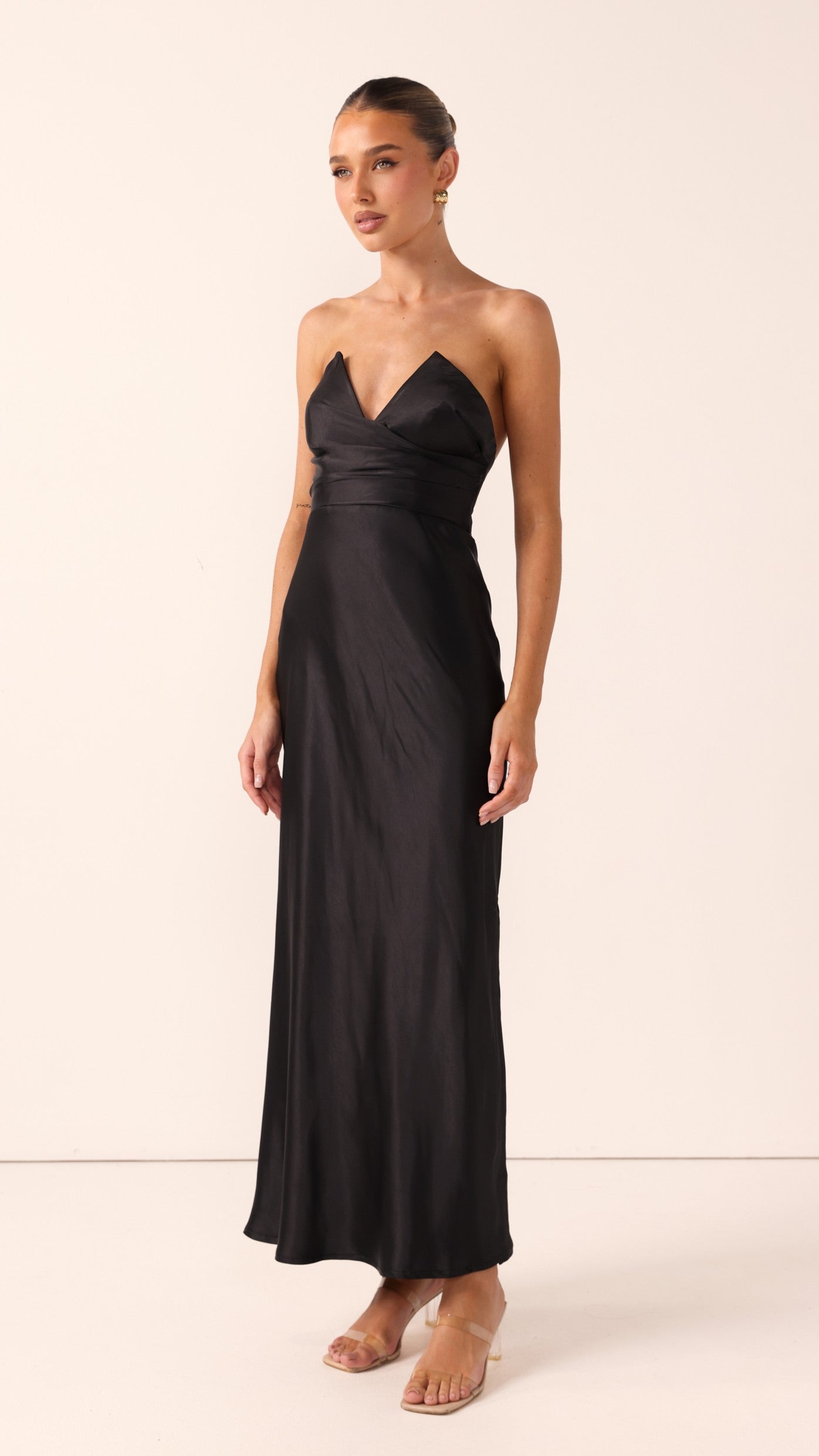 Valerie Maxi Dress - Black - Billy J