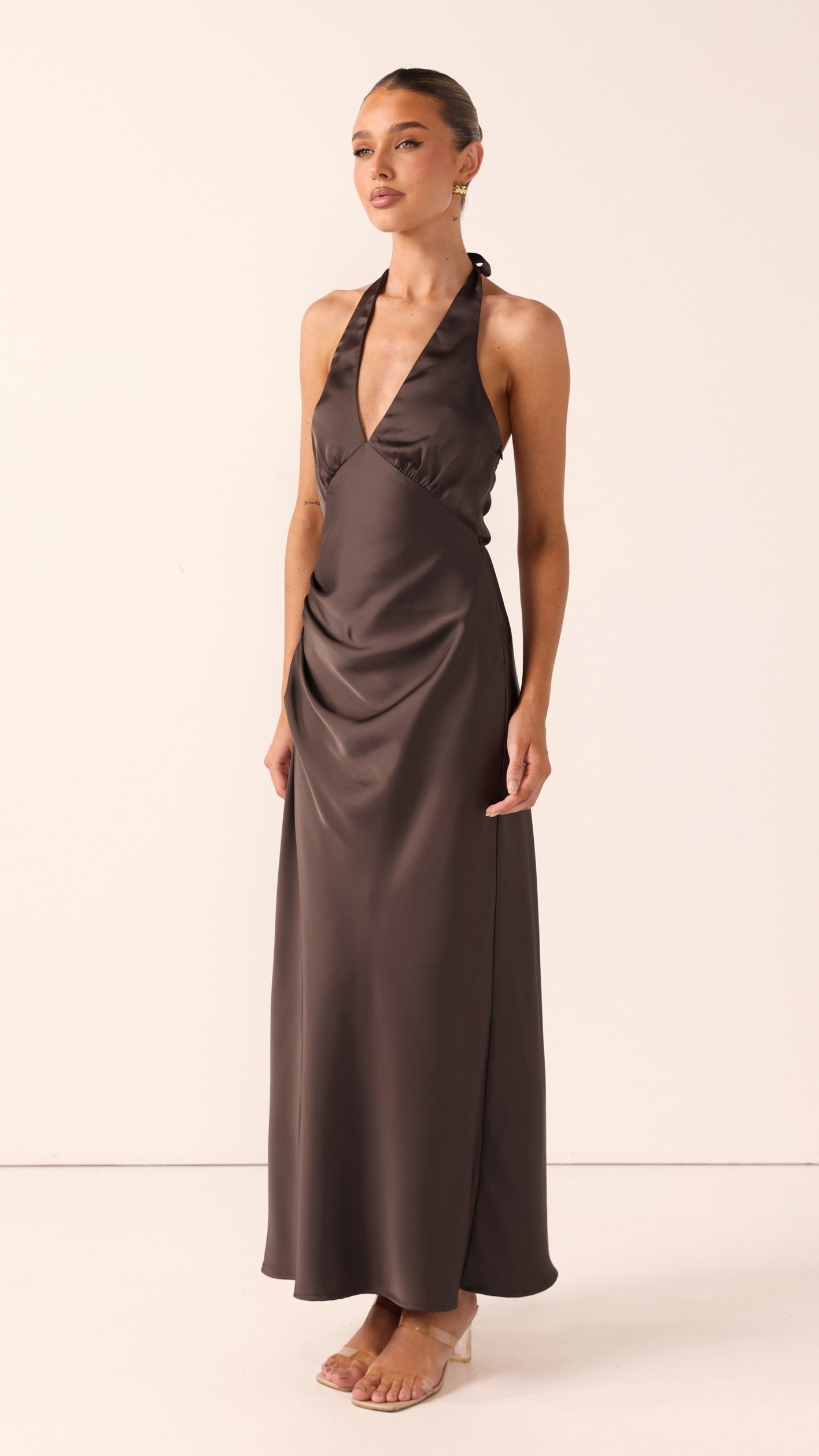 Sylvie Maxi Dress - Espresso - Billy J