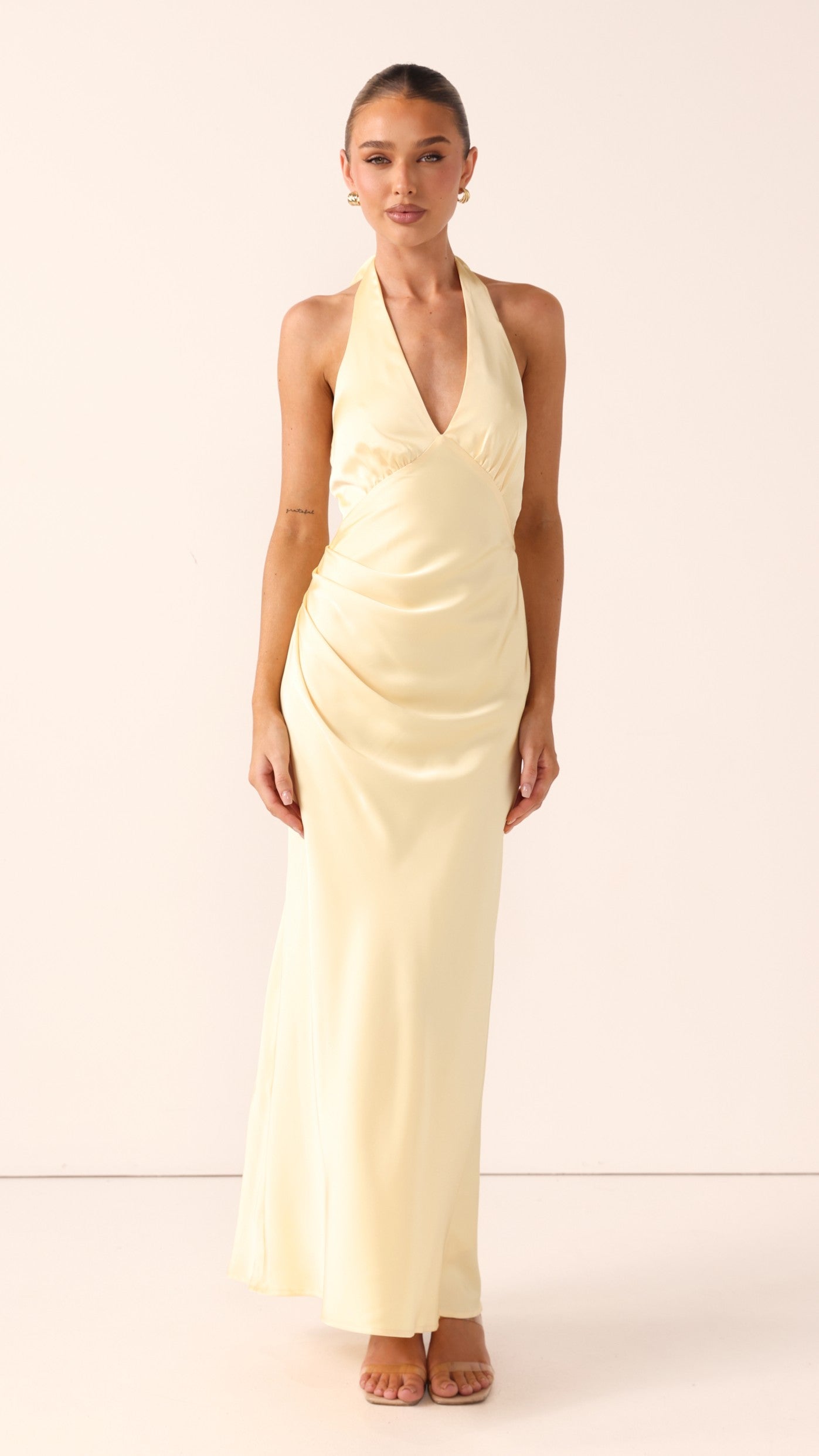 Sylvie Maxi Dress - Lemon - Billy J