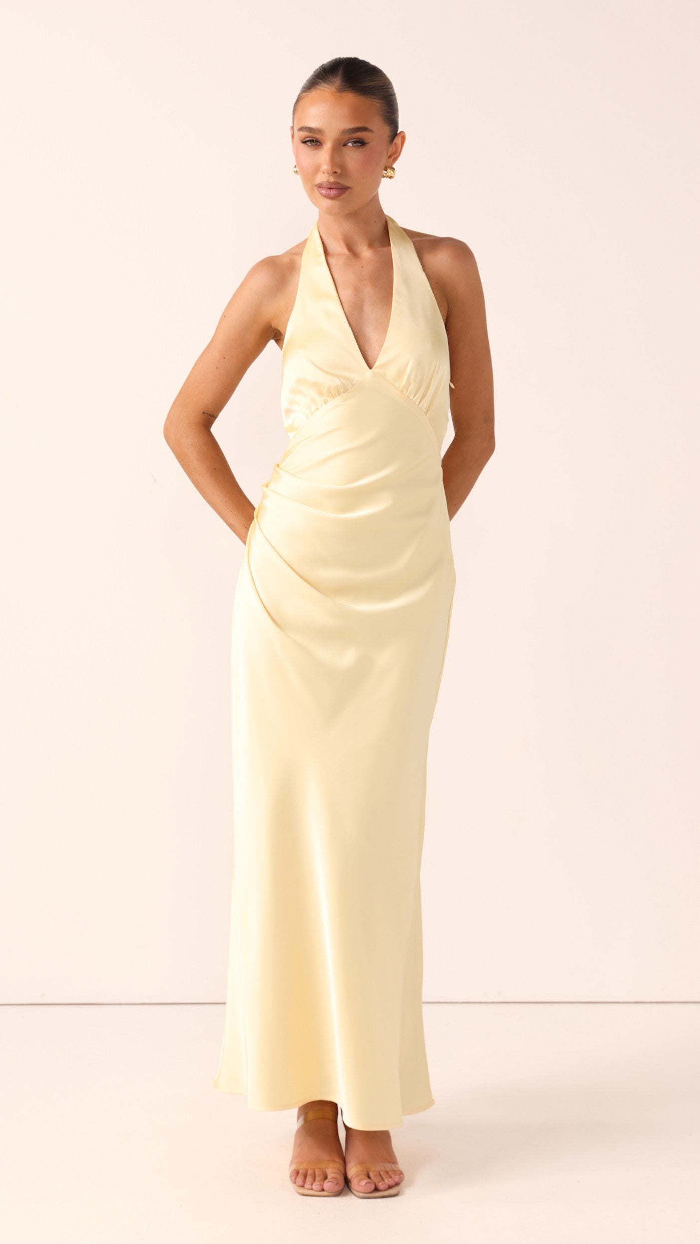 Sylvie Maxi Dress - Lemon - Billy J