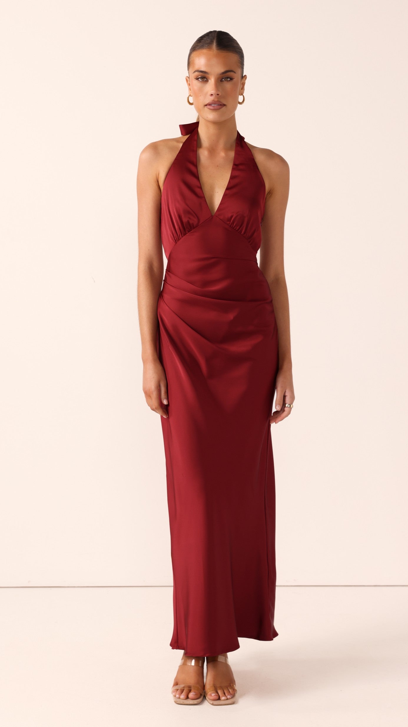 Sylvie Maxi Dress - Wine - Billy J