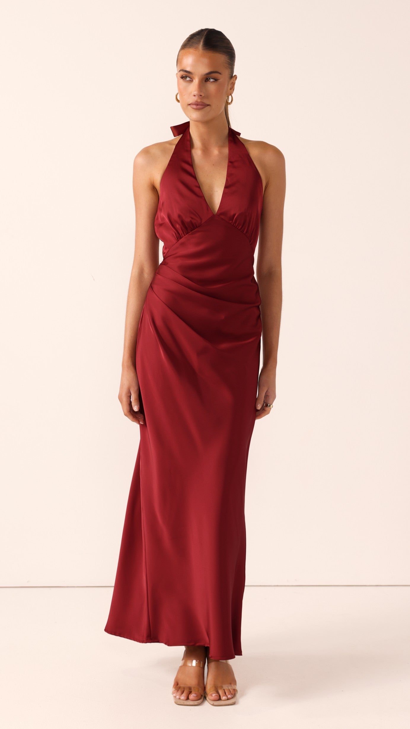 Sylvie Maxi Dress - Wine - Billy J