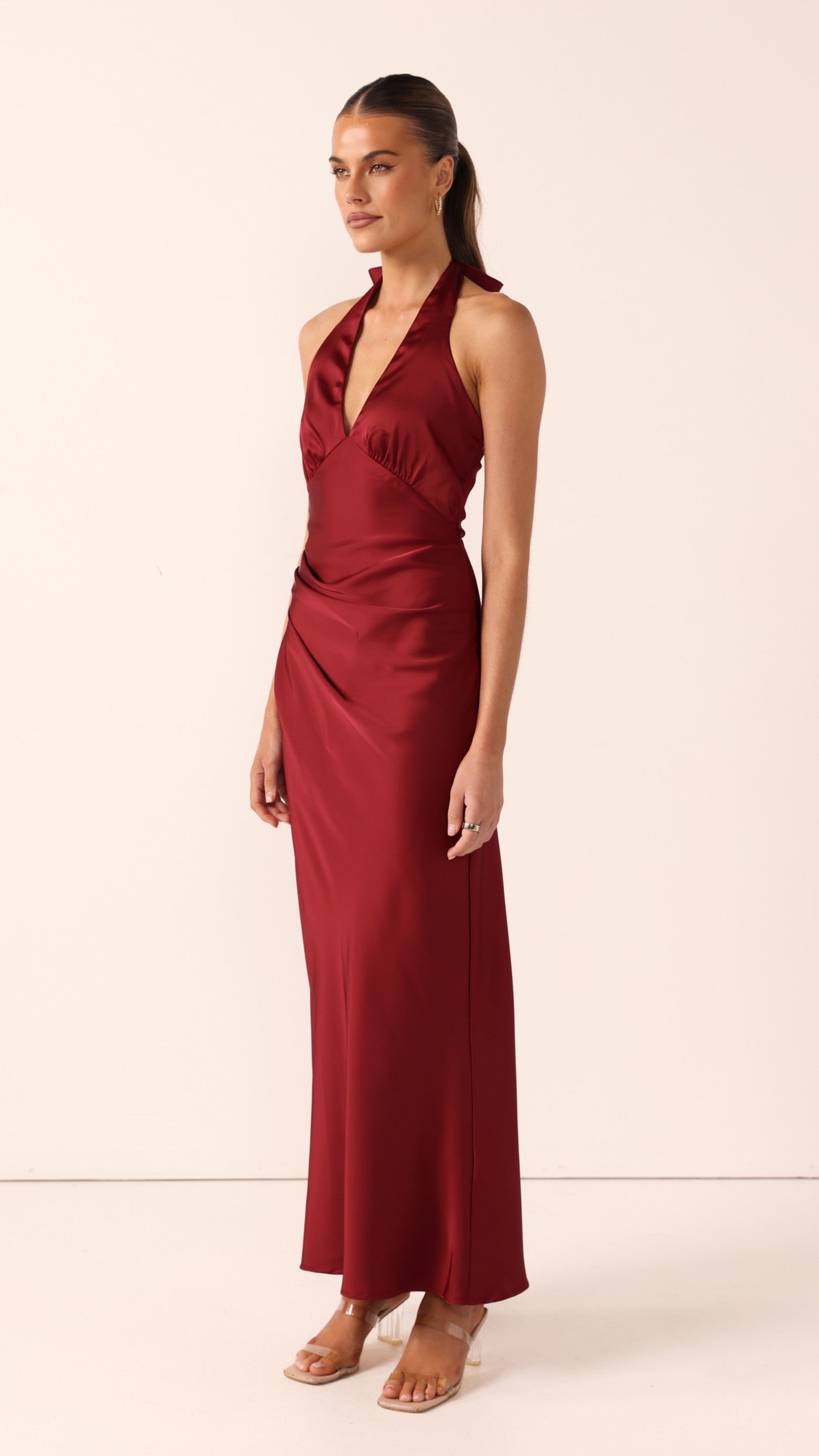 Sylvie Maxi Dress - Wine - Billy J