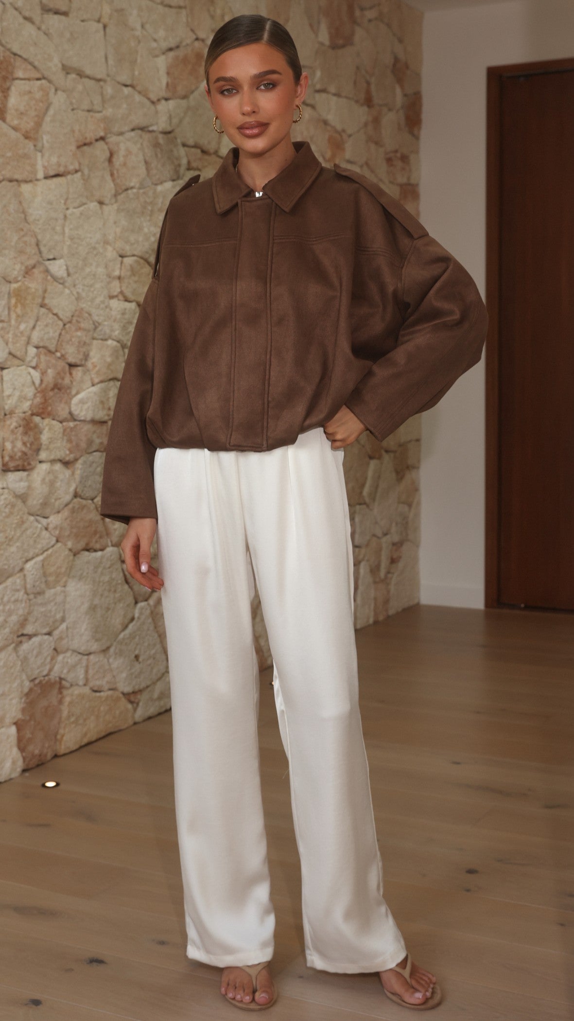 Phoenix Bomber Jacket - Brown - Billy J