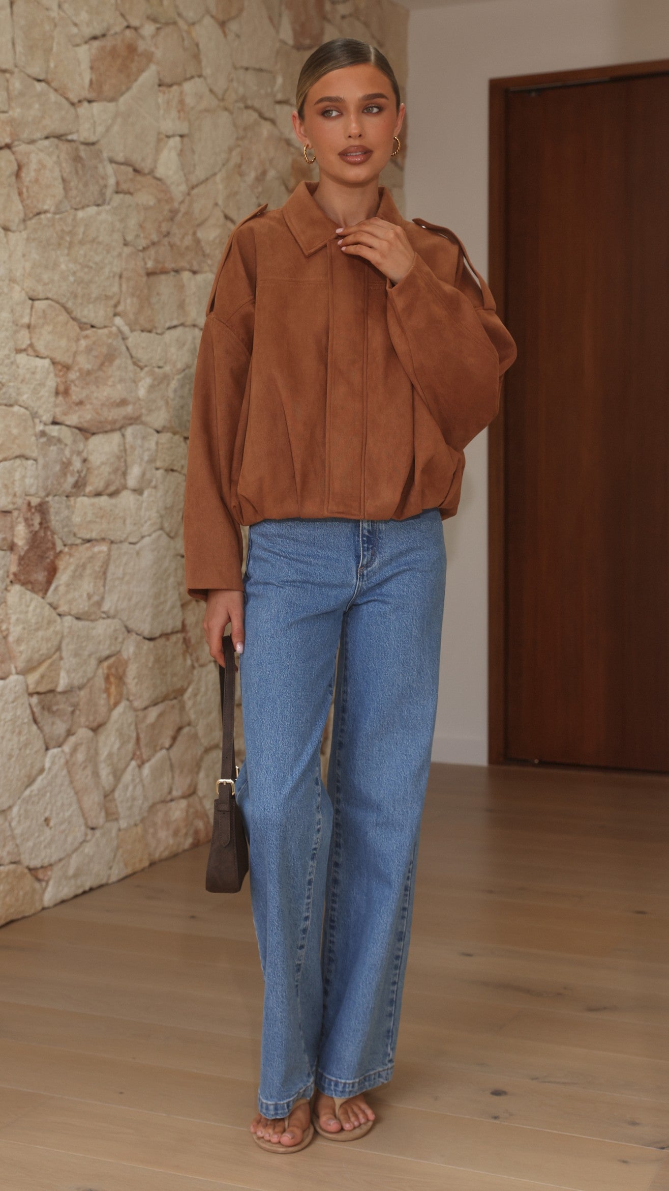Phoenix Bomber Jacket - Tan - Billy J
