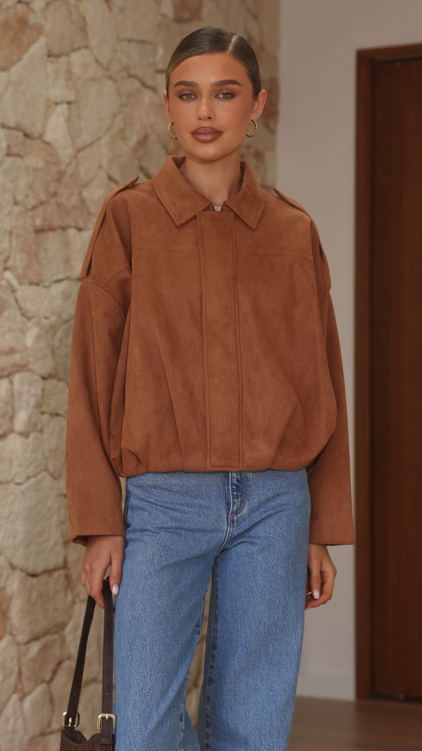 Phoenix Bomber Jacket - Tan - Billy J