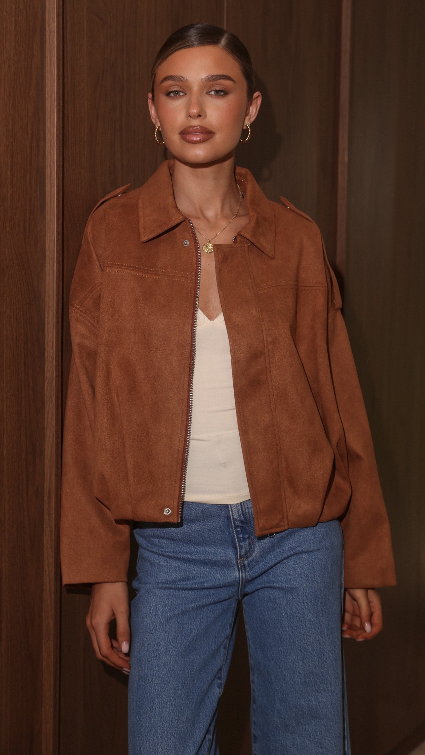 Phoenix Bomber Jacket - Tan - Billy J