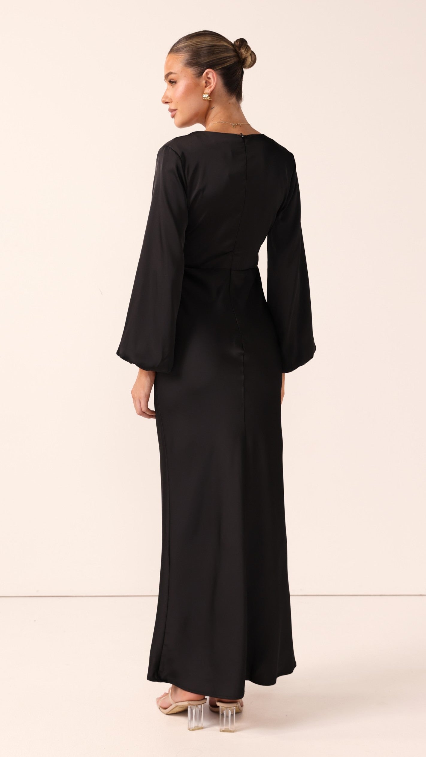 Amara Maxi Dress - Black - Billy J