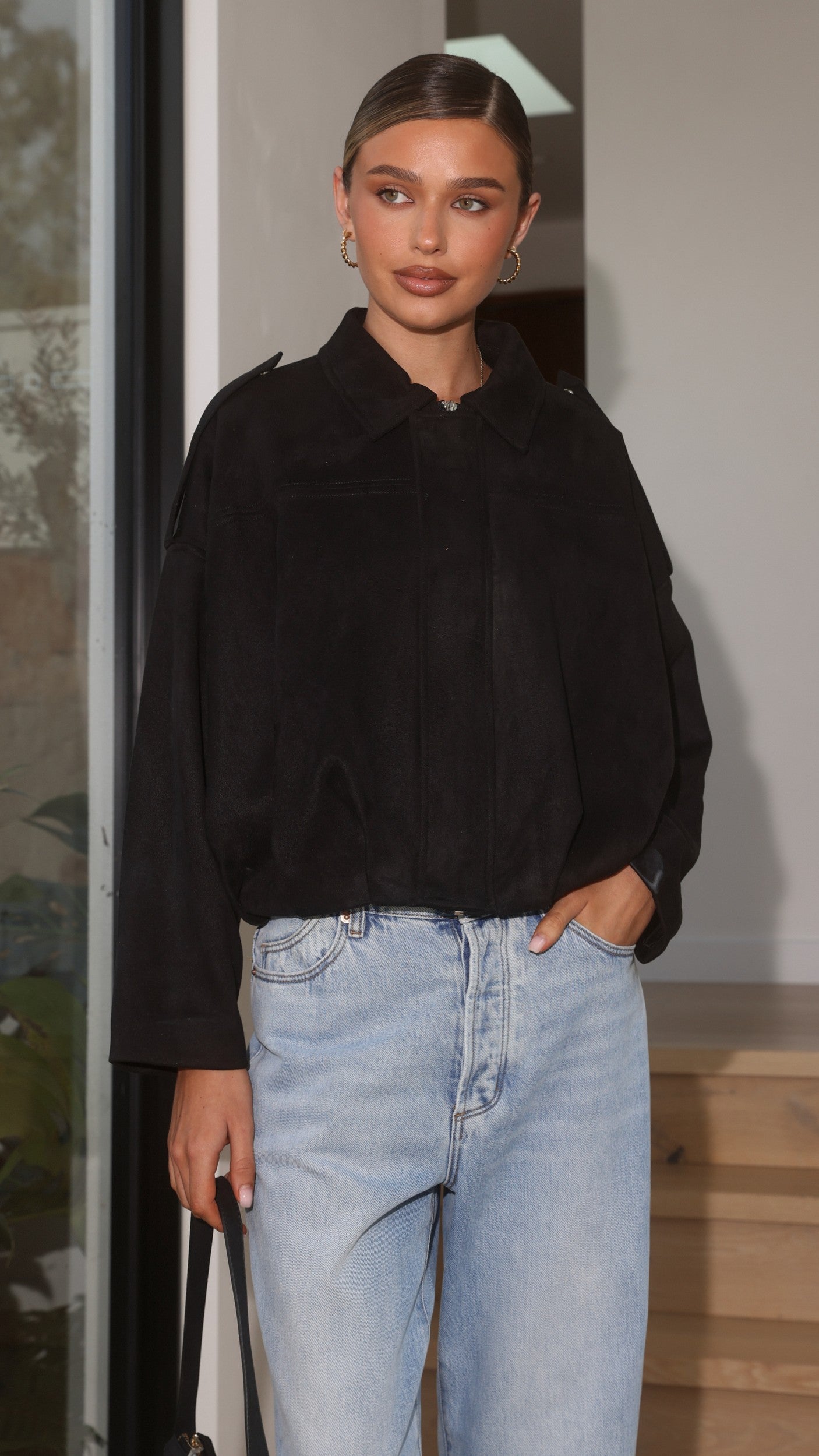 Phoenix Bomber Jacket - Black - Billy J