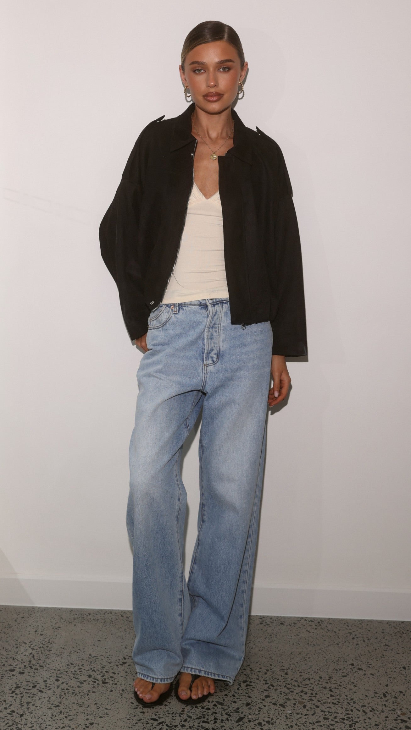 Phoenix Bomber Jacket - Black - Billy J