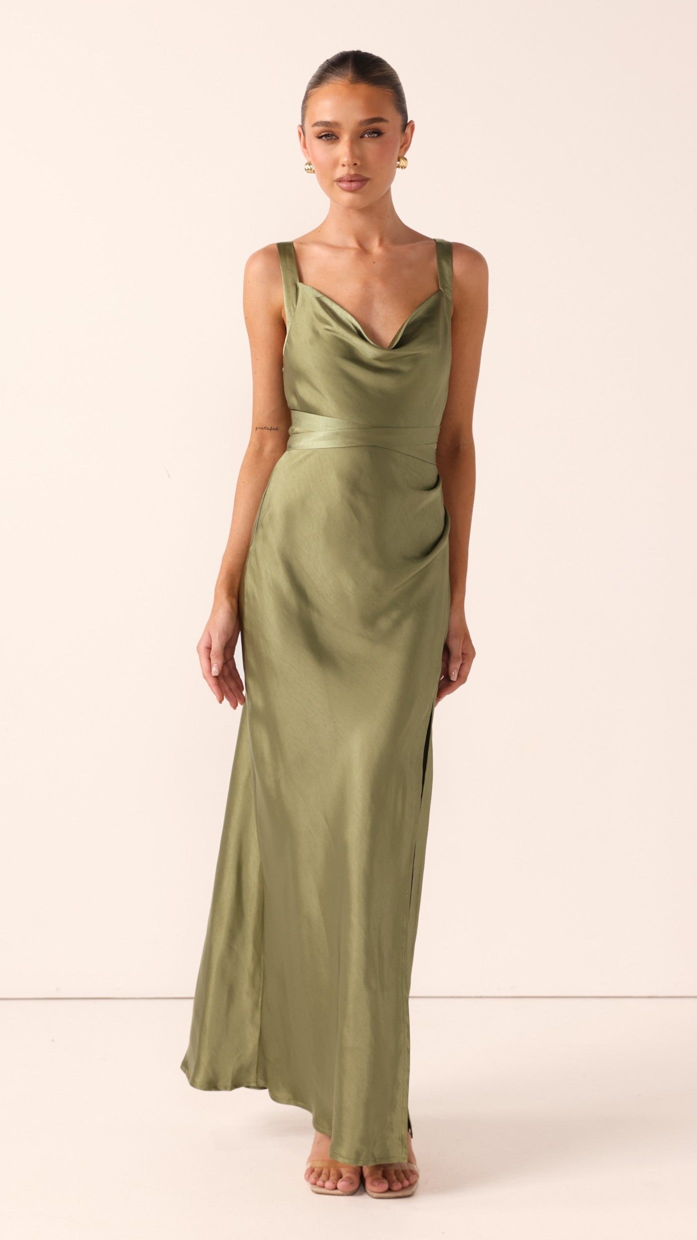 Zendaya Maxi Dress - Olive - Billy J