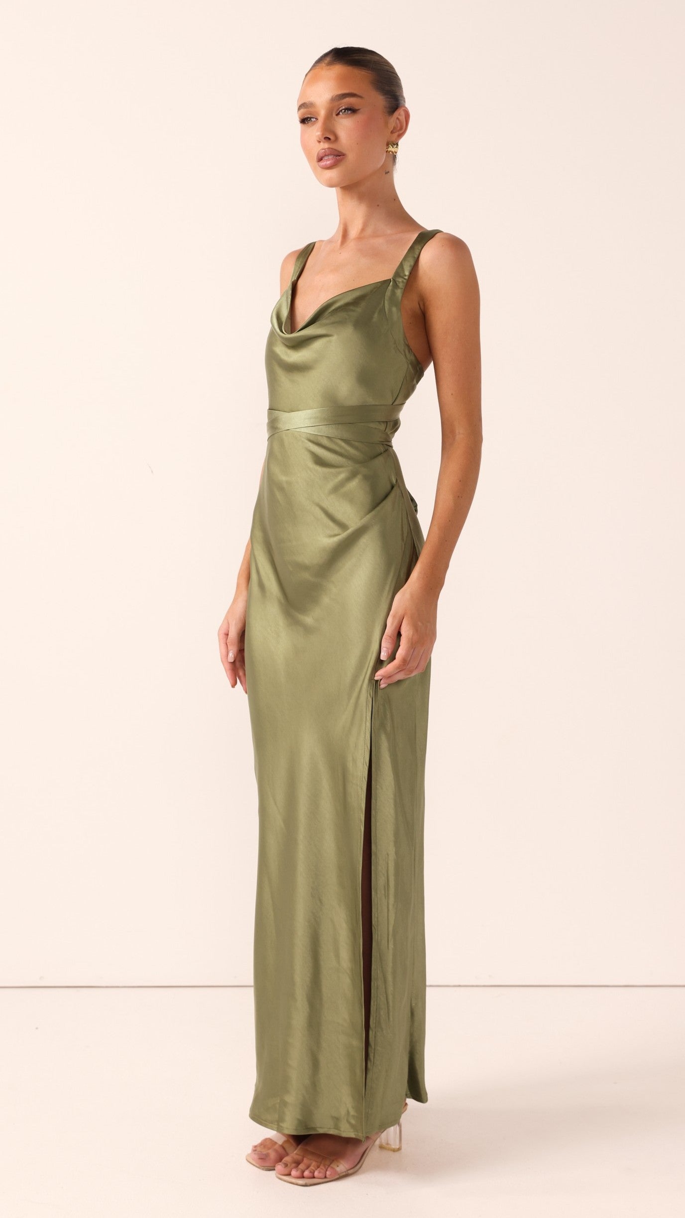Zendaya Maxi Dress - Olive - Billy J