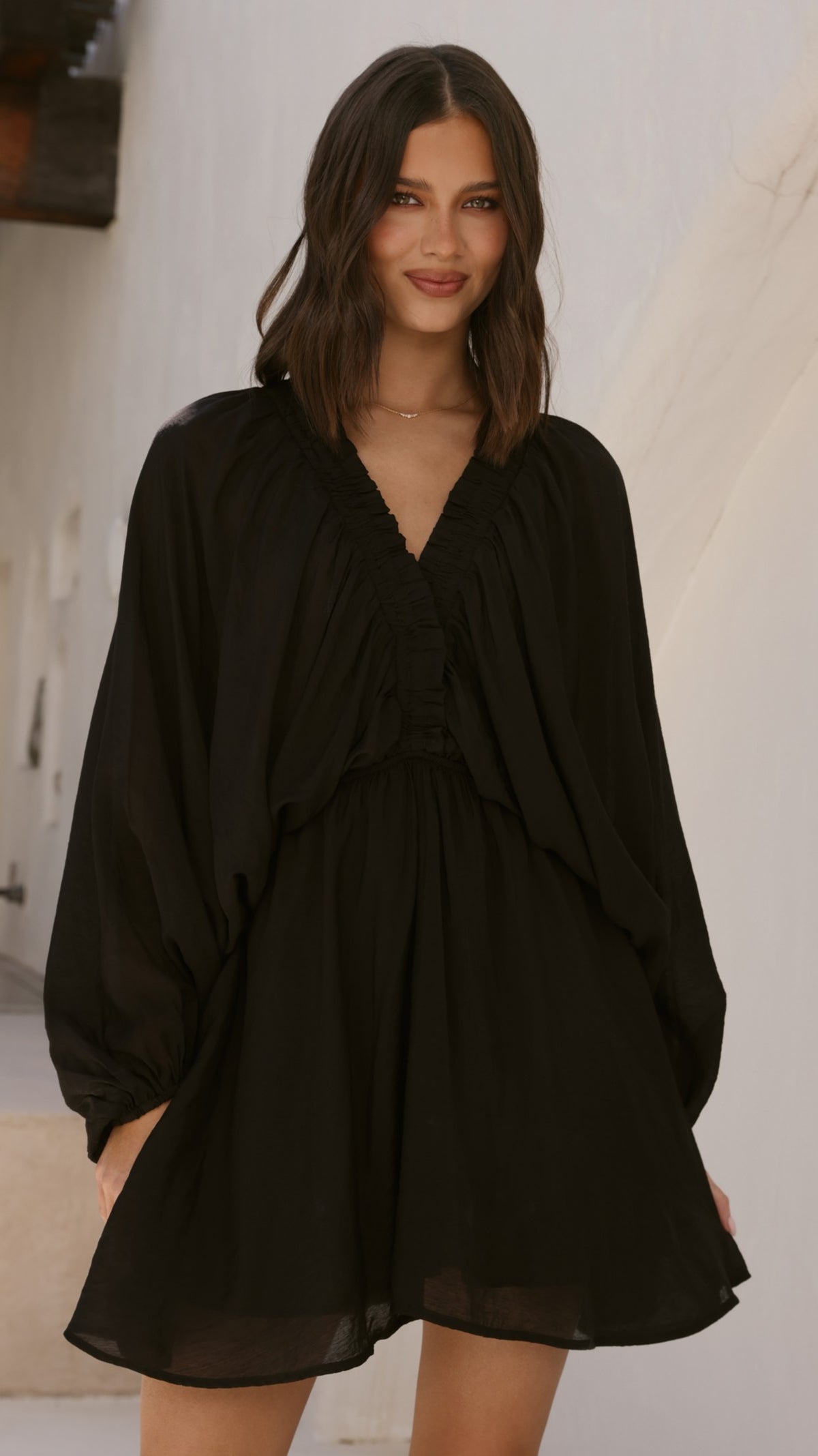 Marzie Mini Dress - Black - Billy J