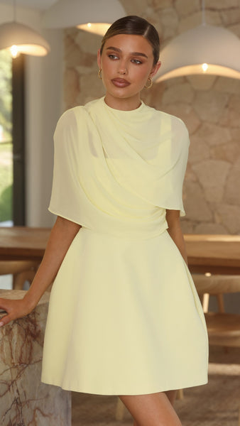 Zahni Mini Dress - Yellow - Buy Women's Dresses - Billy J