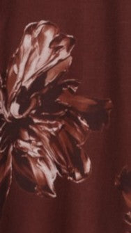 Skye Maxi Dress - Chocolate Flower - Billy J