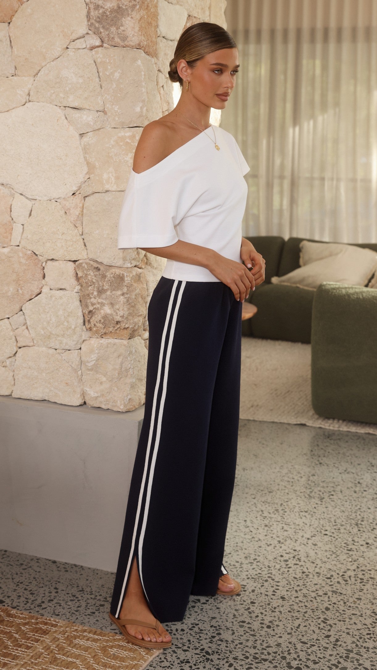 Jaysha Pants - Navy/White - Billy J