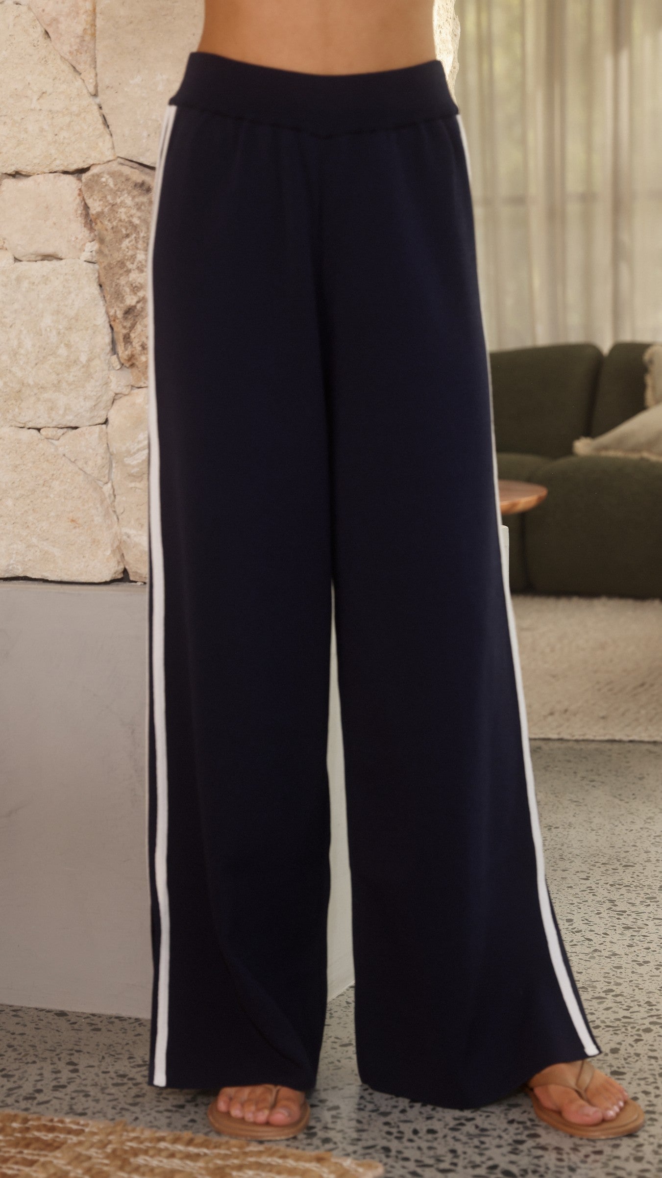 Jaysha Pants - Navy/White - Billy J