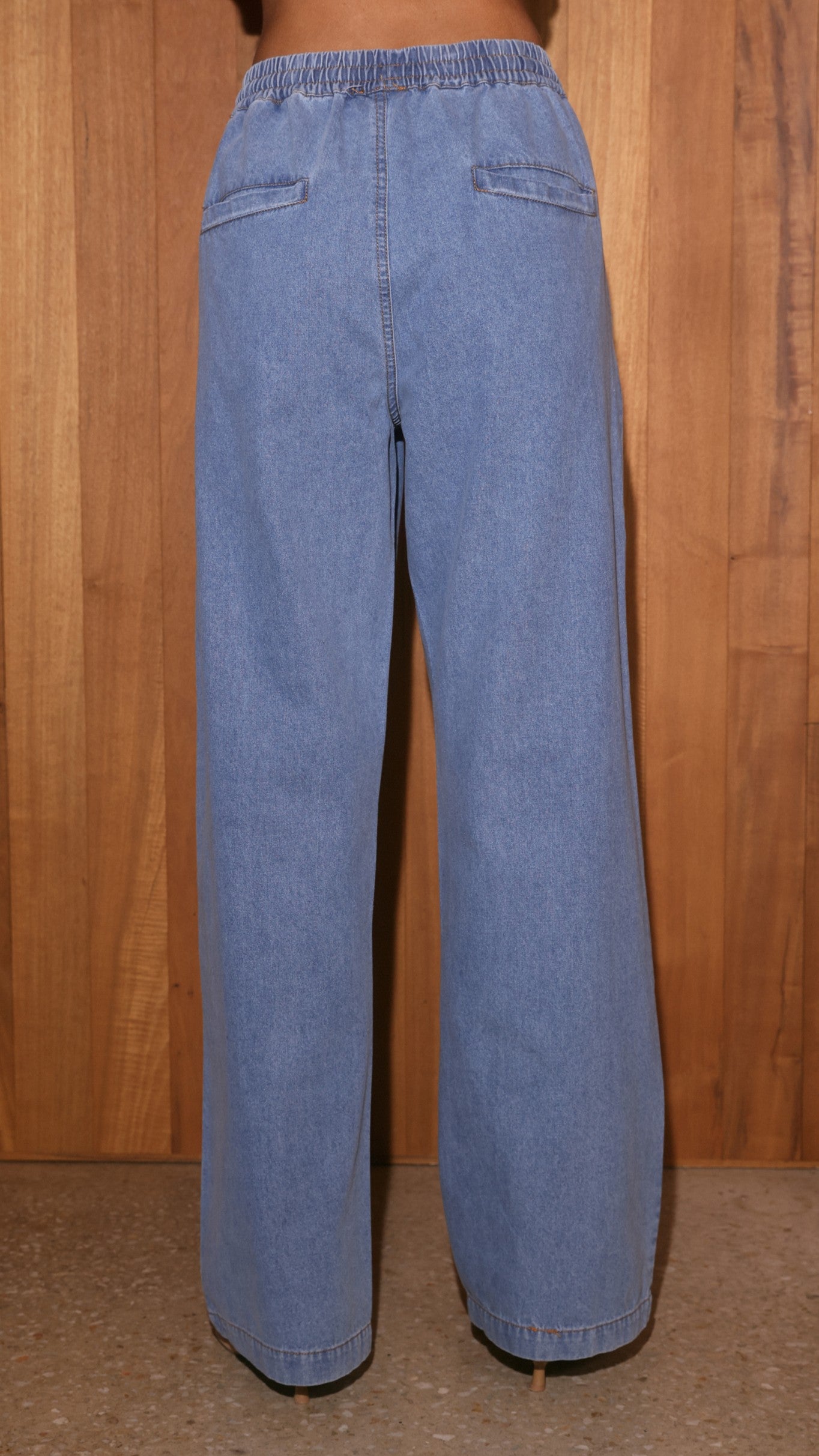 Zenia Denim Pants - Light Blue - Billy J