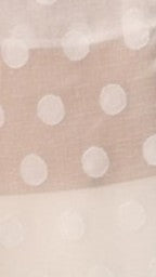 Rubi Semi Sheer Top - White Spot - Billy J