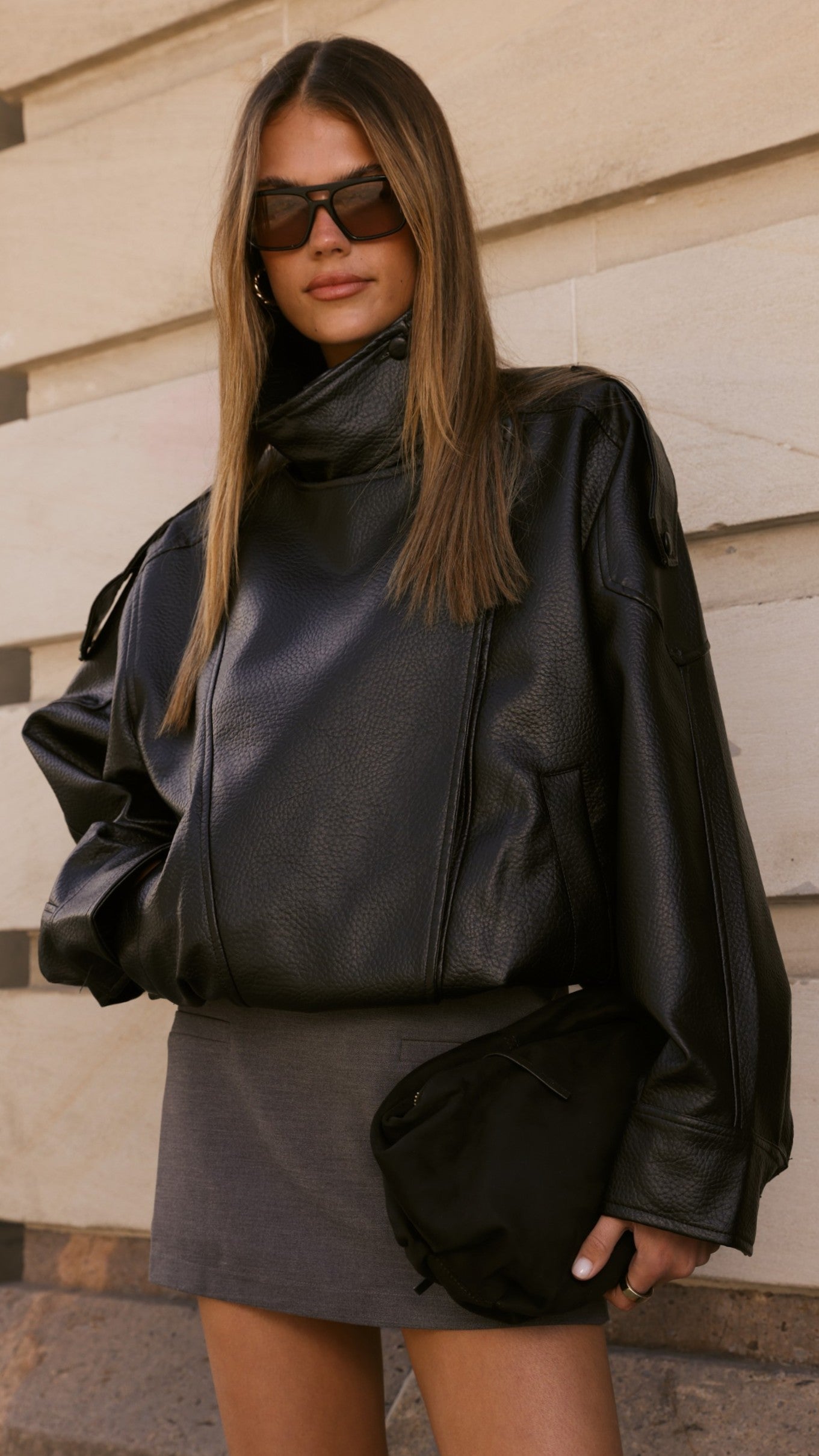 Asher Bomber Jacket - Black - Billy J